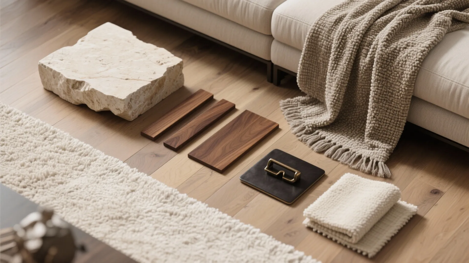 Warm Wood and Textural Neutrals