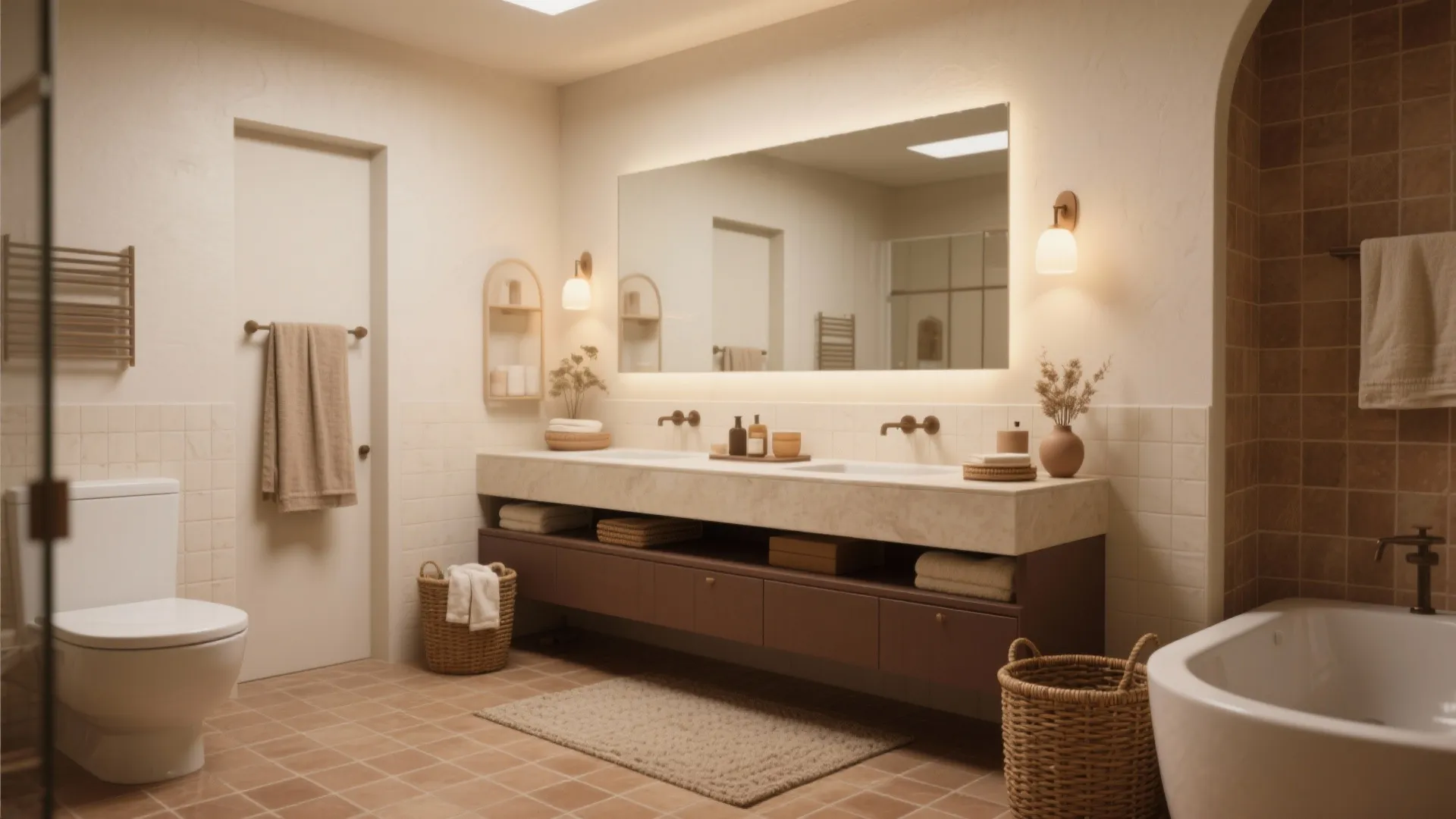 2. Monochrome Warm Neutrals