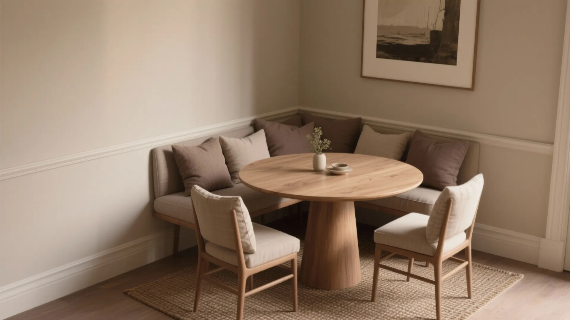 1. Soft Warm Neutrals with Matte Finishes