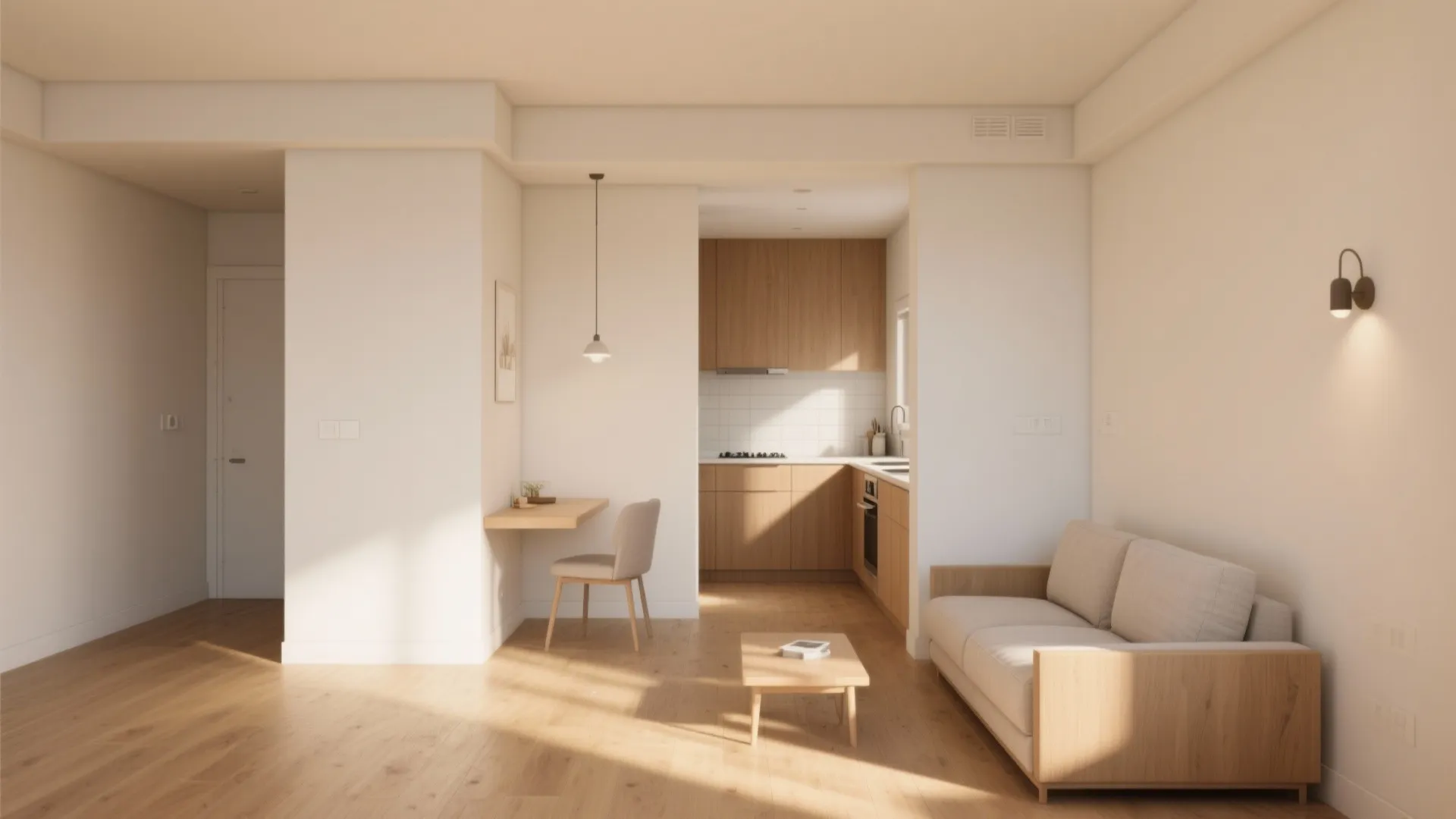 1. Warm light neutrals for continuity