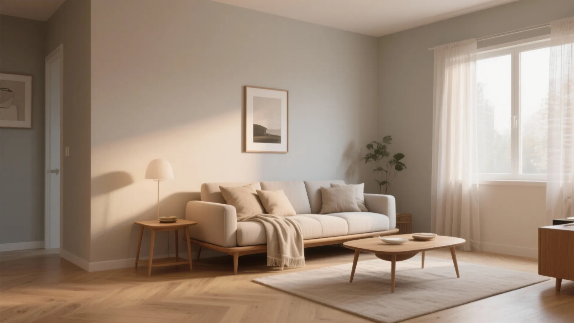 1. Soft Warm Neutrals (greige and warm beige)