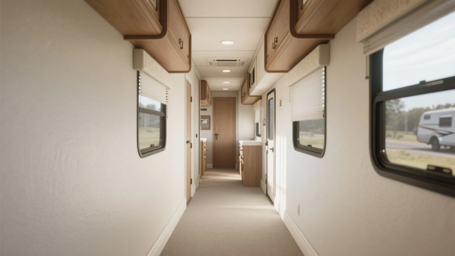 1. Light, Warm Neutrals to Visually Expand