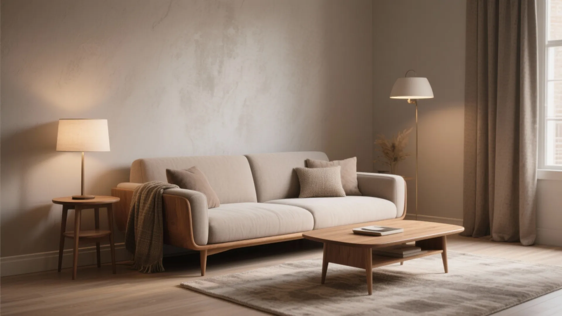 1. Warm neutrals with depth