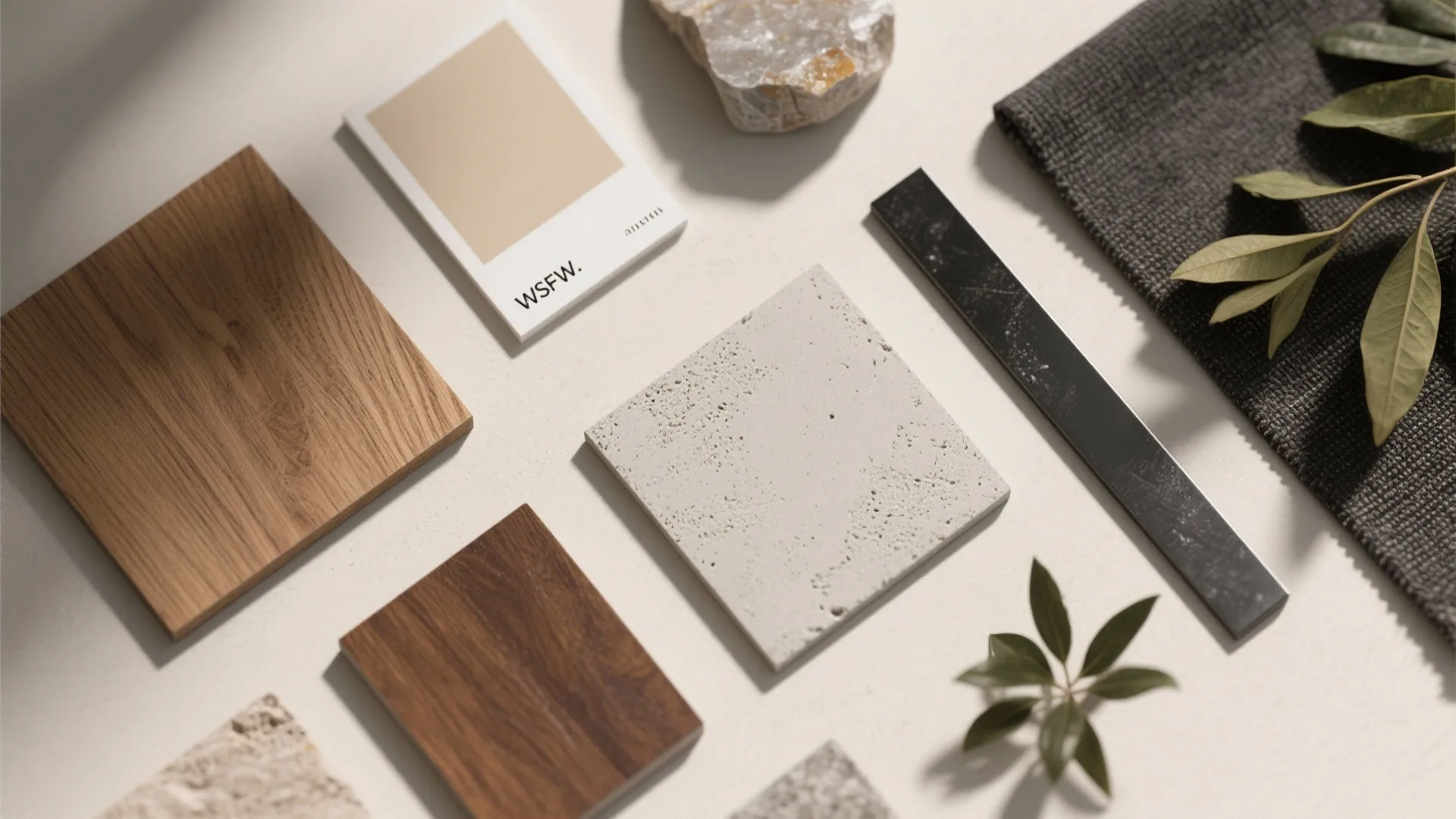 Biophilic living with warm neutrals and wood accents