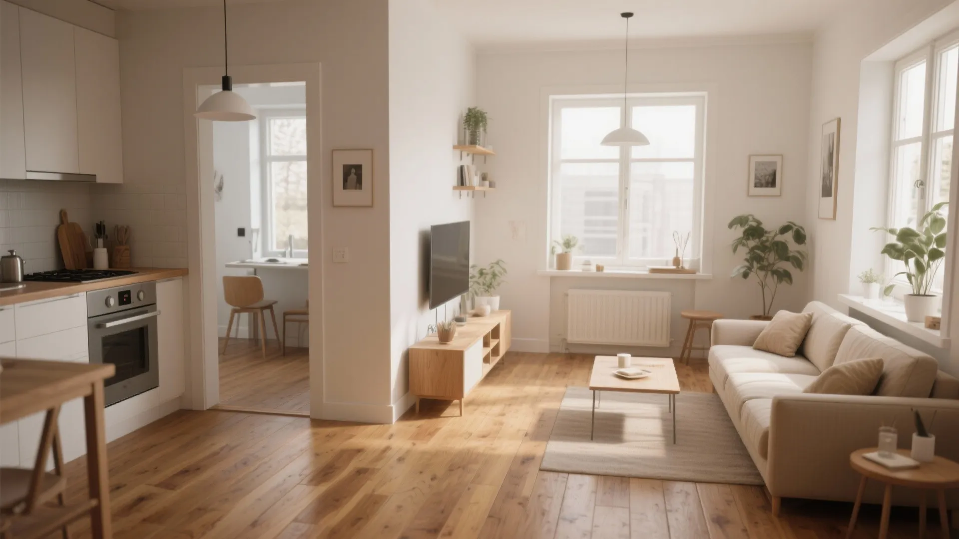 1. Warm Oak Hardwood