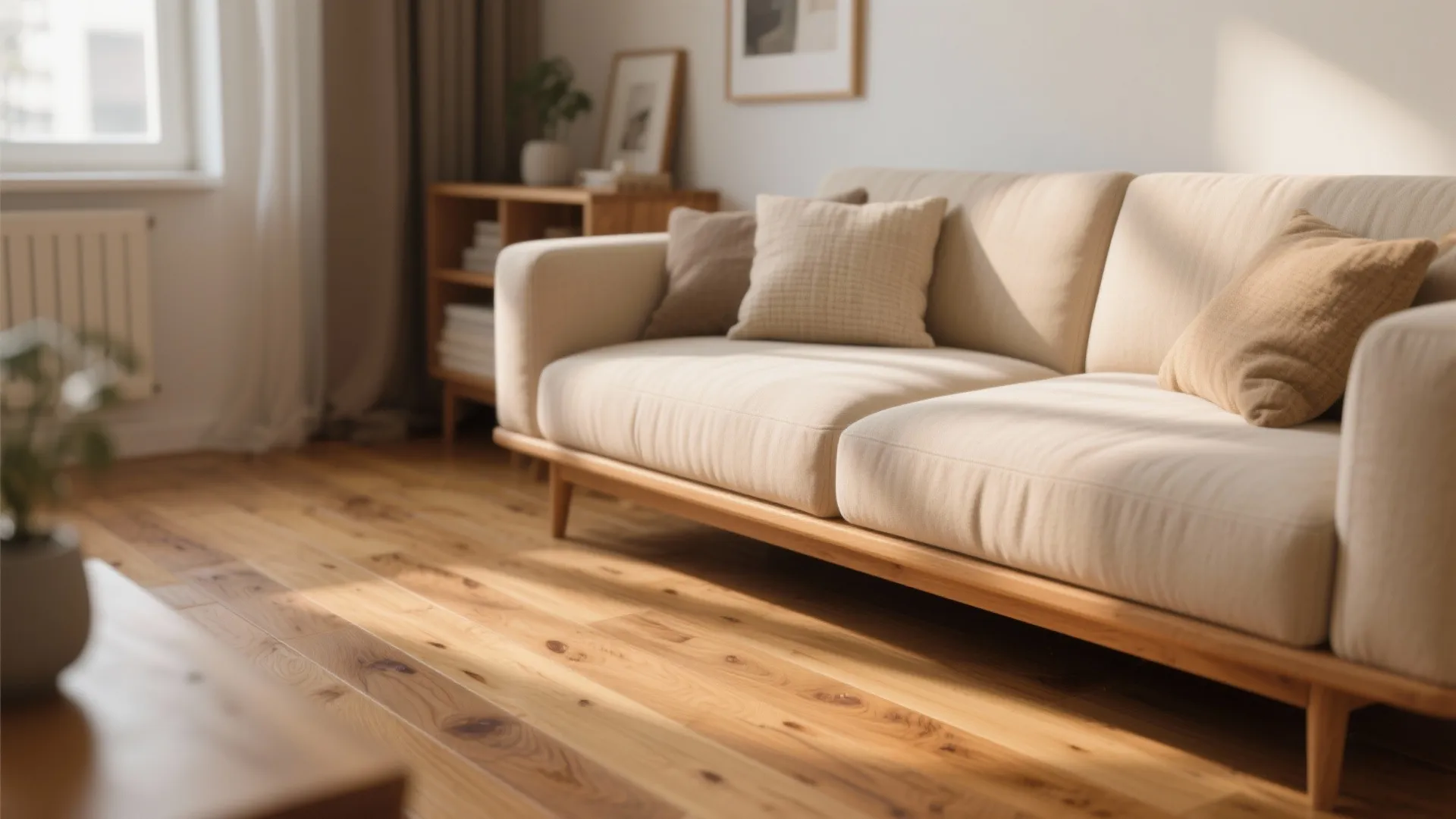 1. Warm Wooden Flooring