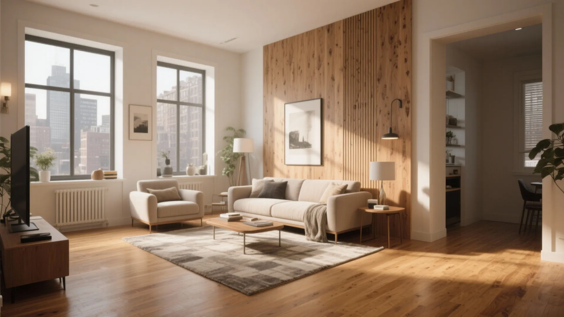 1. Warm Oak Hardwood