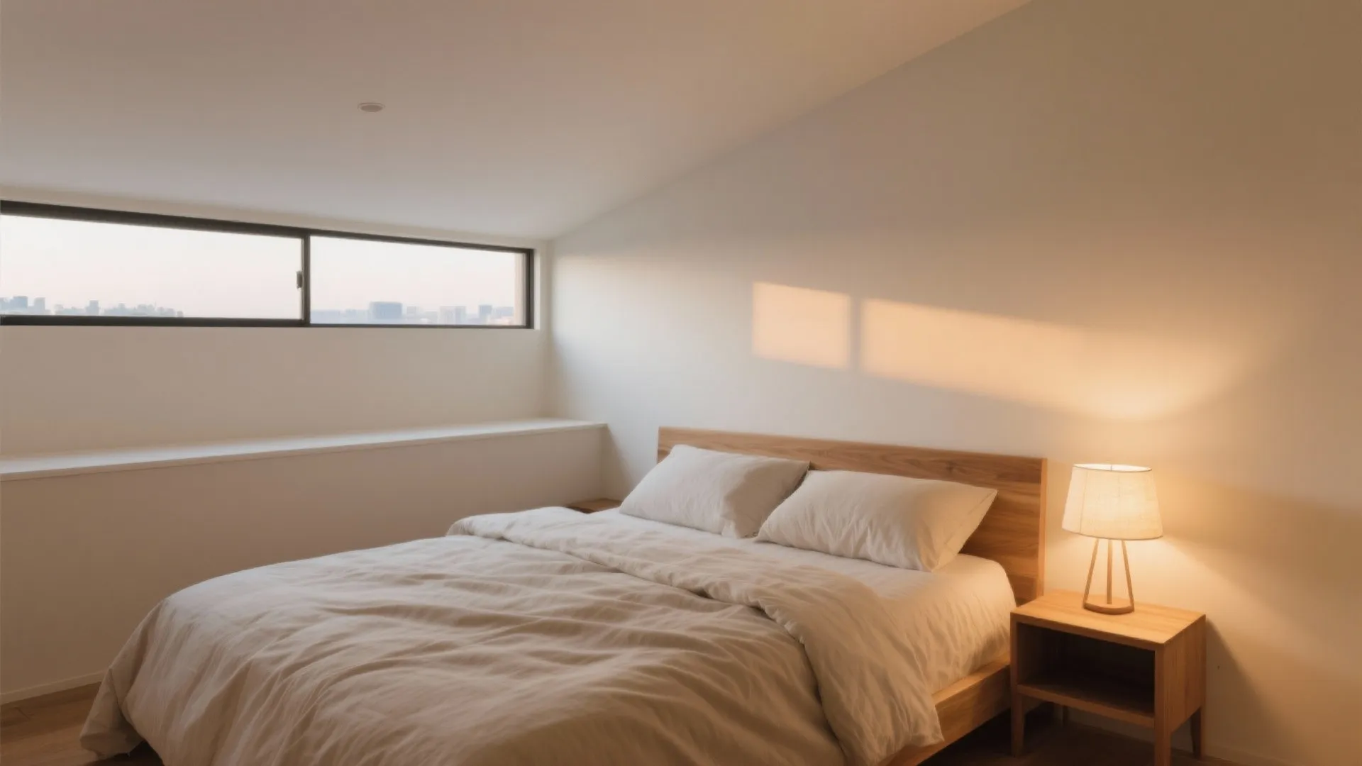 Tips 3: ベッド面を“暖かい白”に寄せる（日式風格の色温度調整）