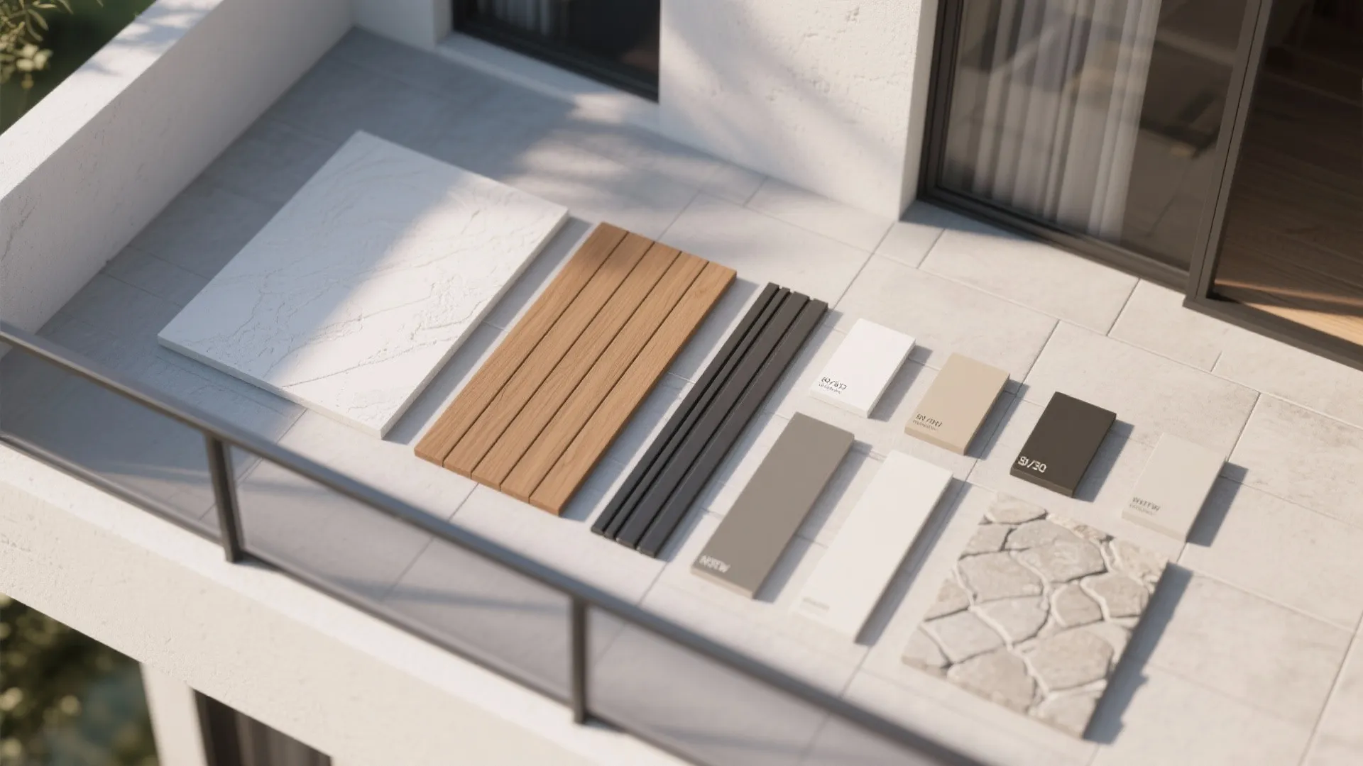 2) A Warm, Simple Materials Palette