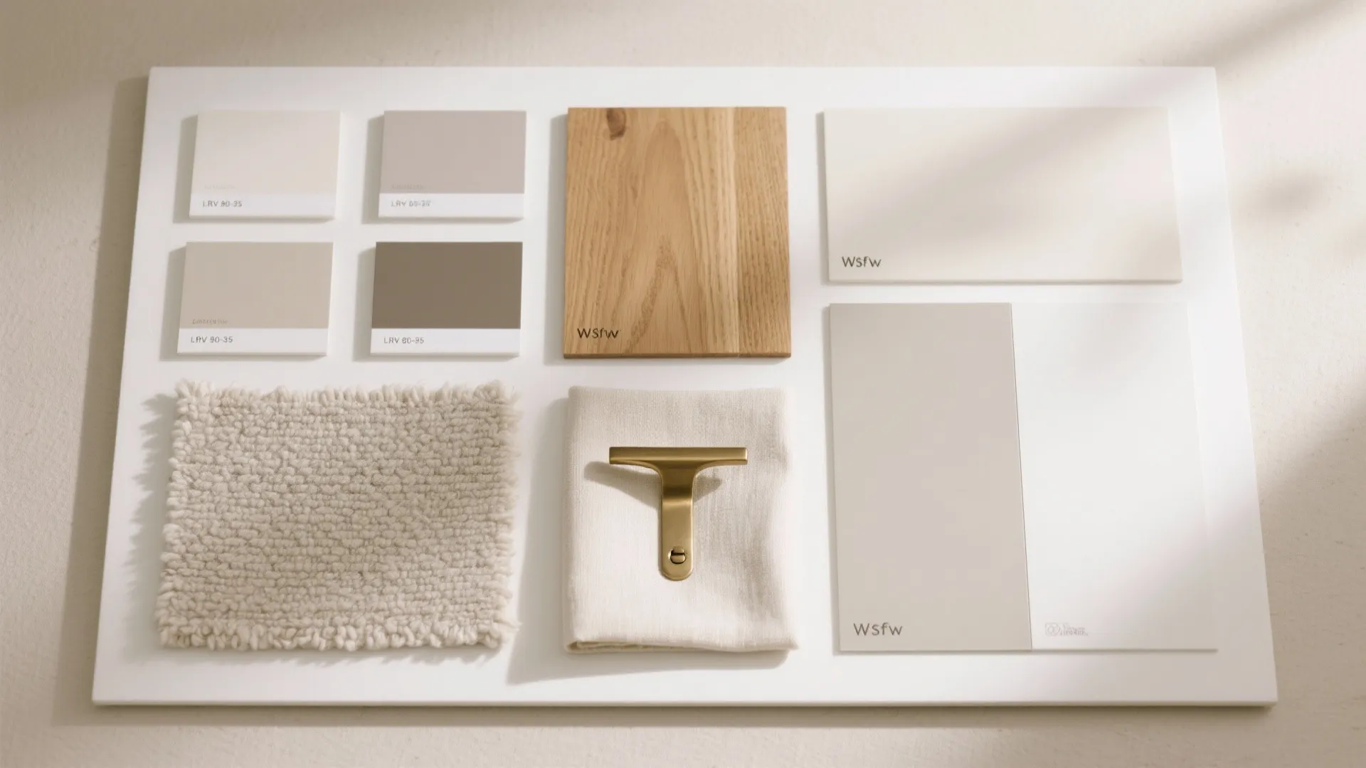 Light, calm palette, and warm texture