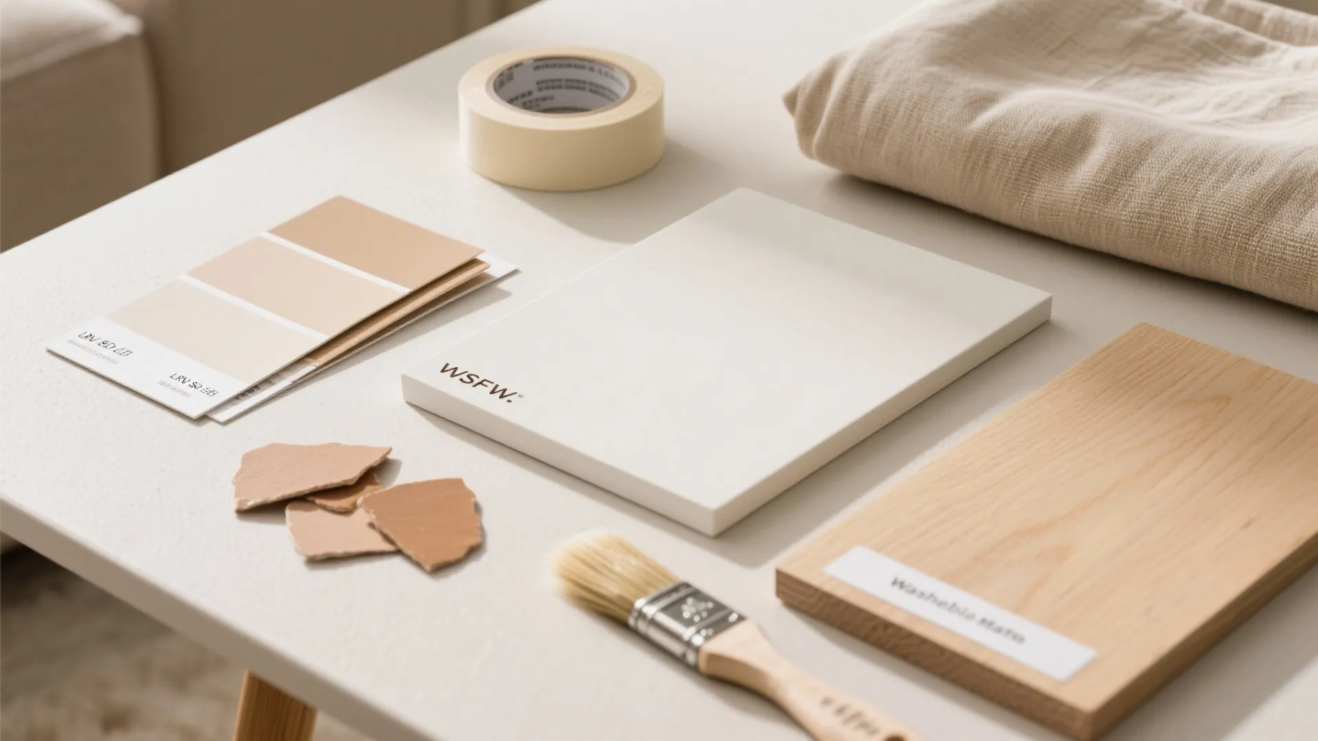 Light palette with warm undertones