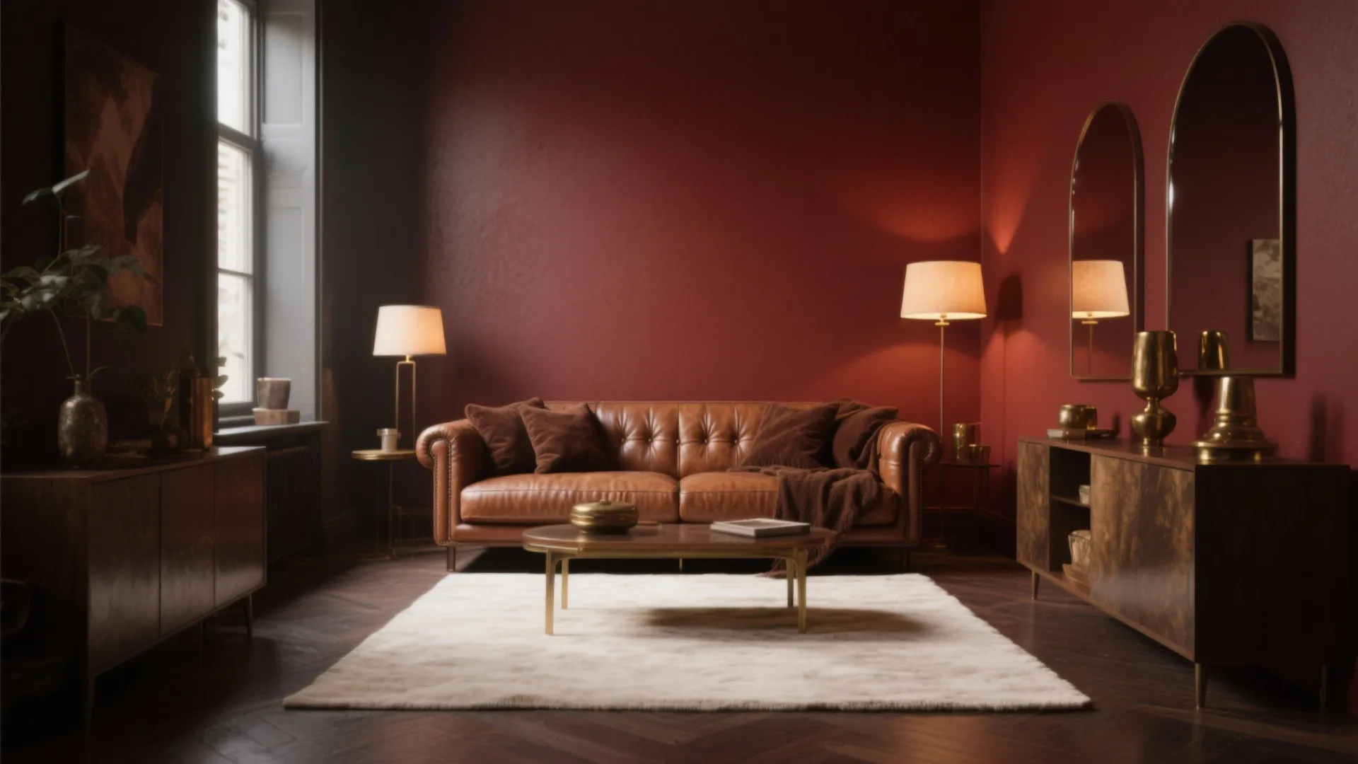 Moody Warm Reds and Browns