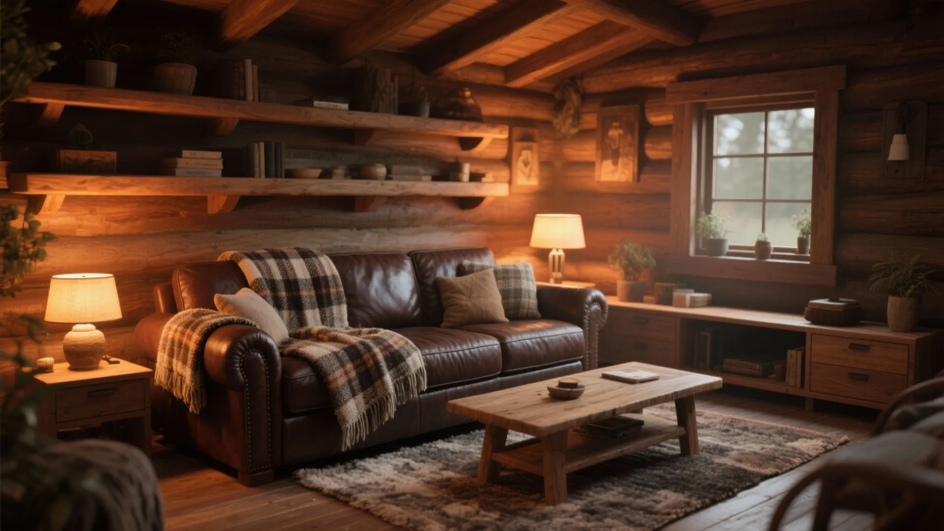 2. Warm Rustic Layering