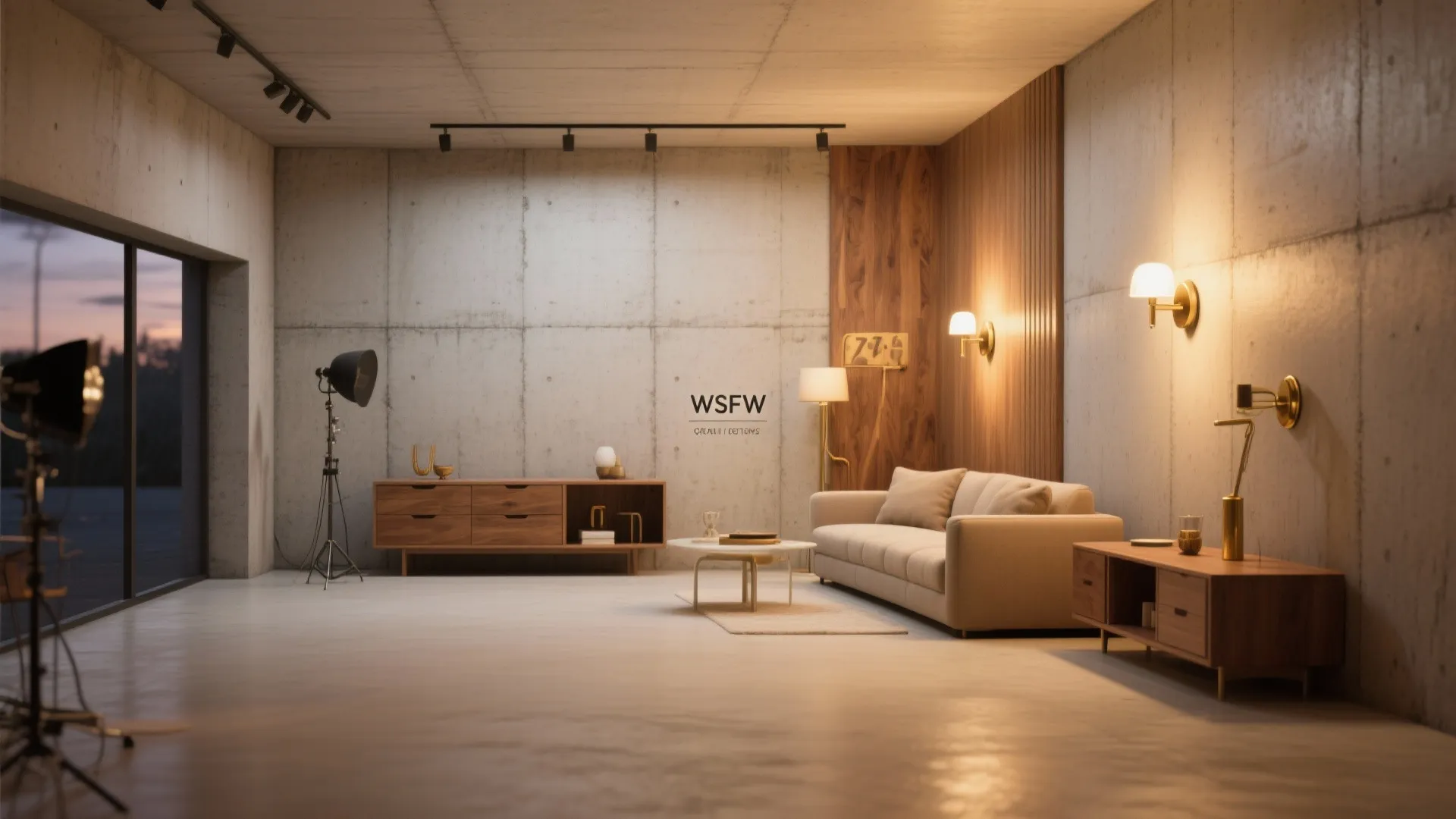 Warm wall lights to soften modern rooms