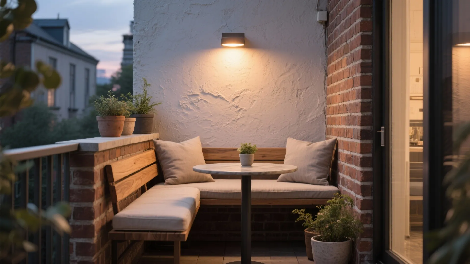 Warm wash for cozy seating nooks