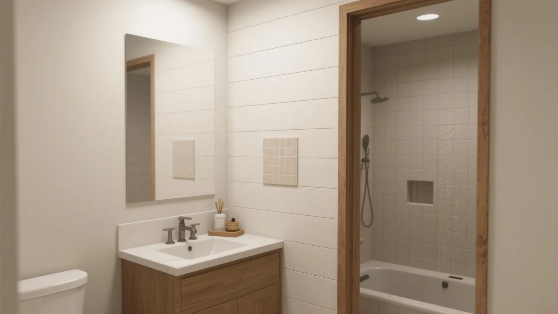 1. Warm Neutrals and Friendly Shiplap