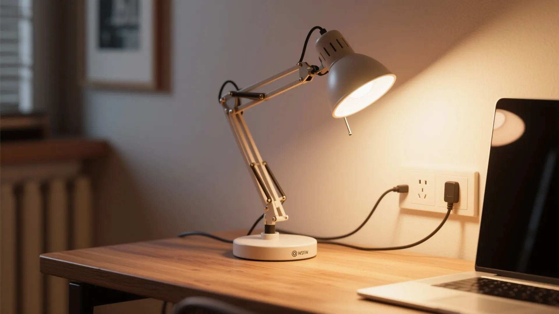 3. Warm task lights and glare-free desk fixtures