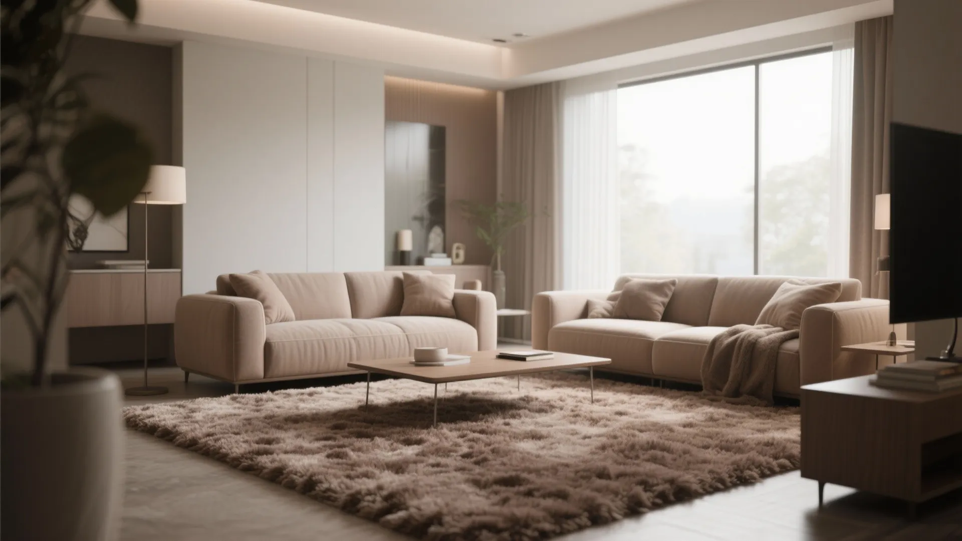 3. Warm Taupe Cut Pile