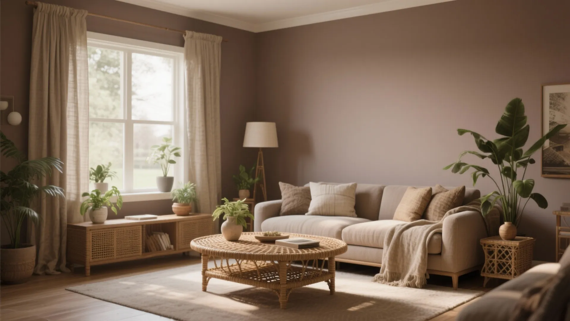 Warm Taupe with Natural Textures