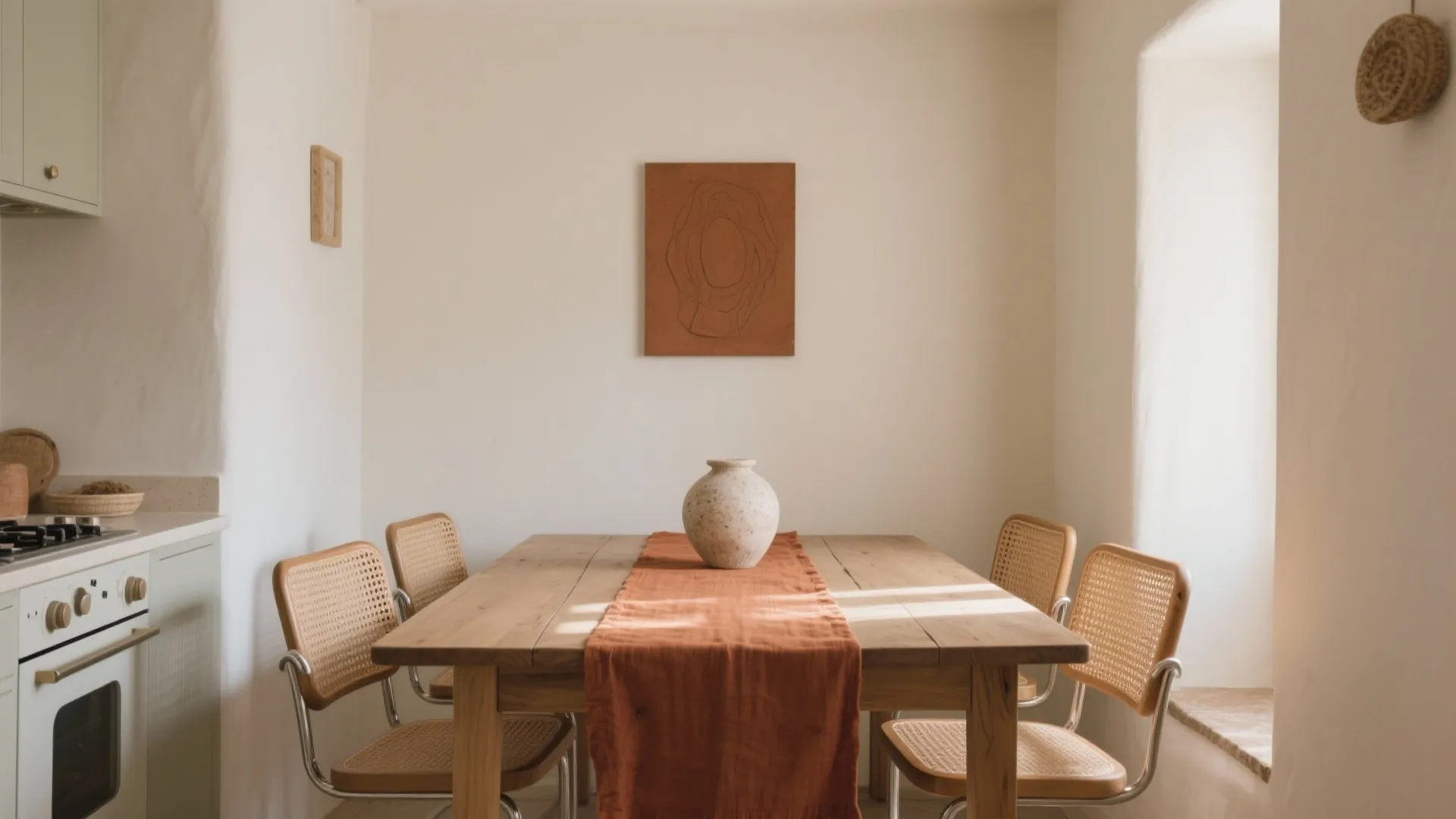 Warm Neutrals + Terracotta Accents