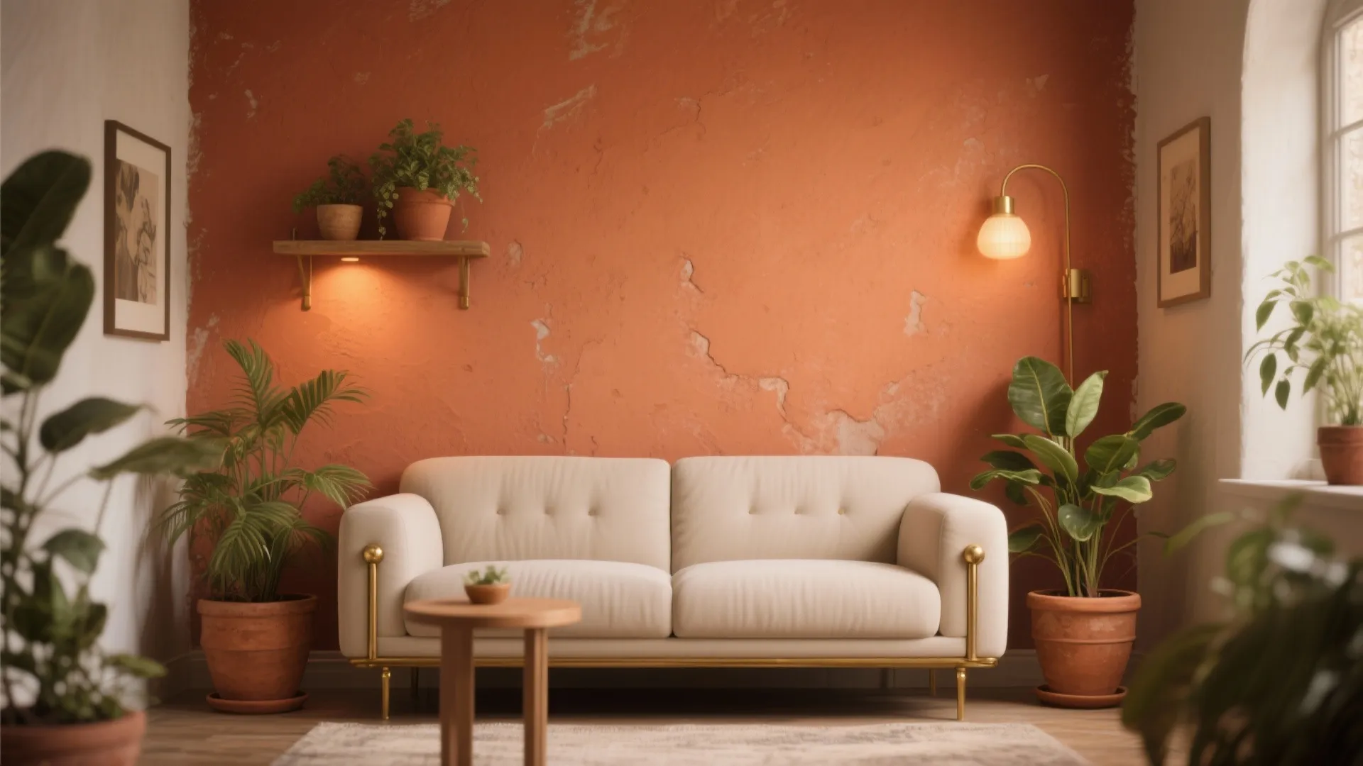 4. Warm Terracotta Accent