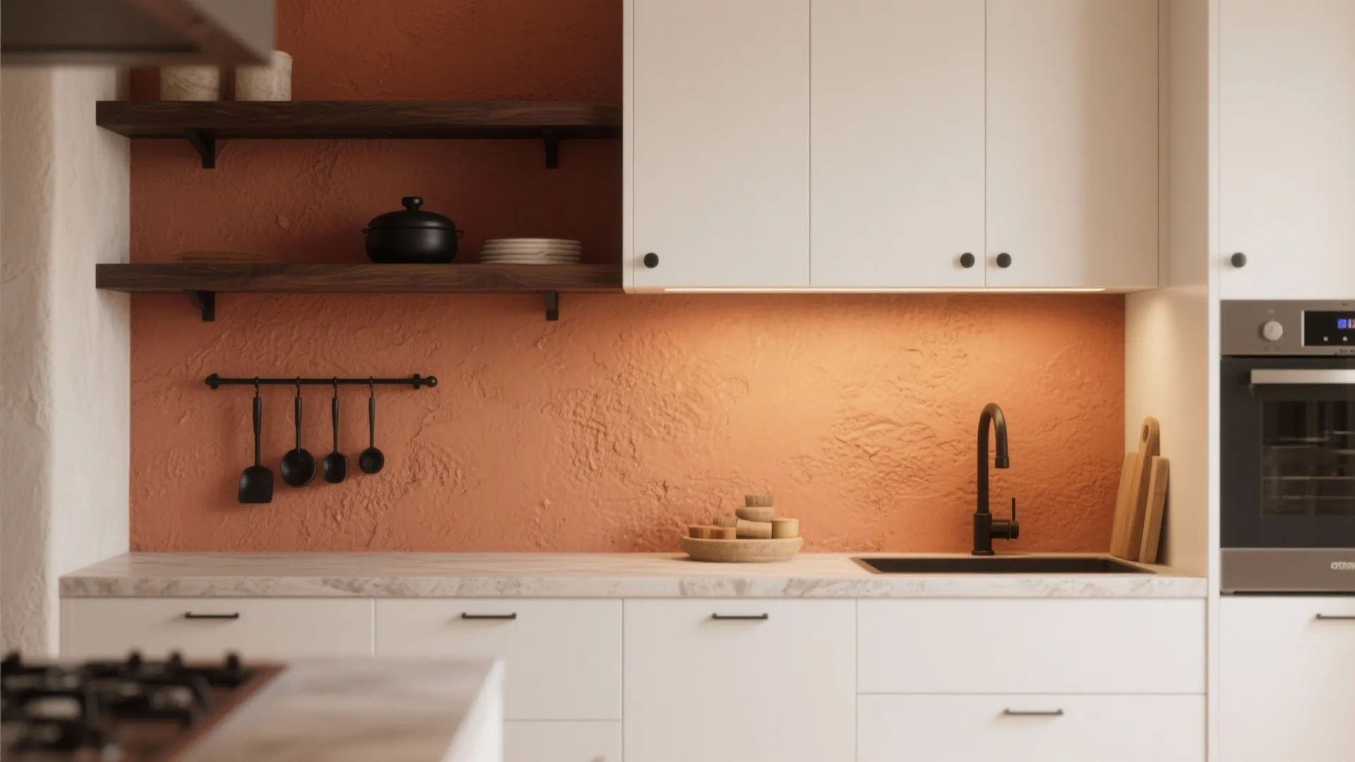 3. Warm Terracotta — Earthy Contrast