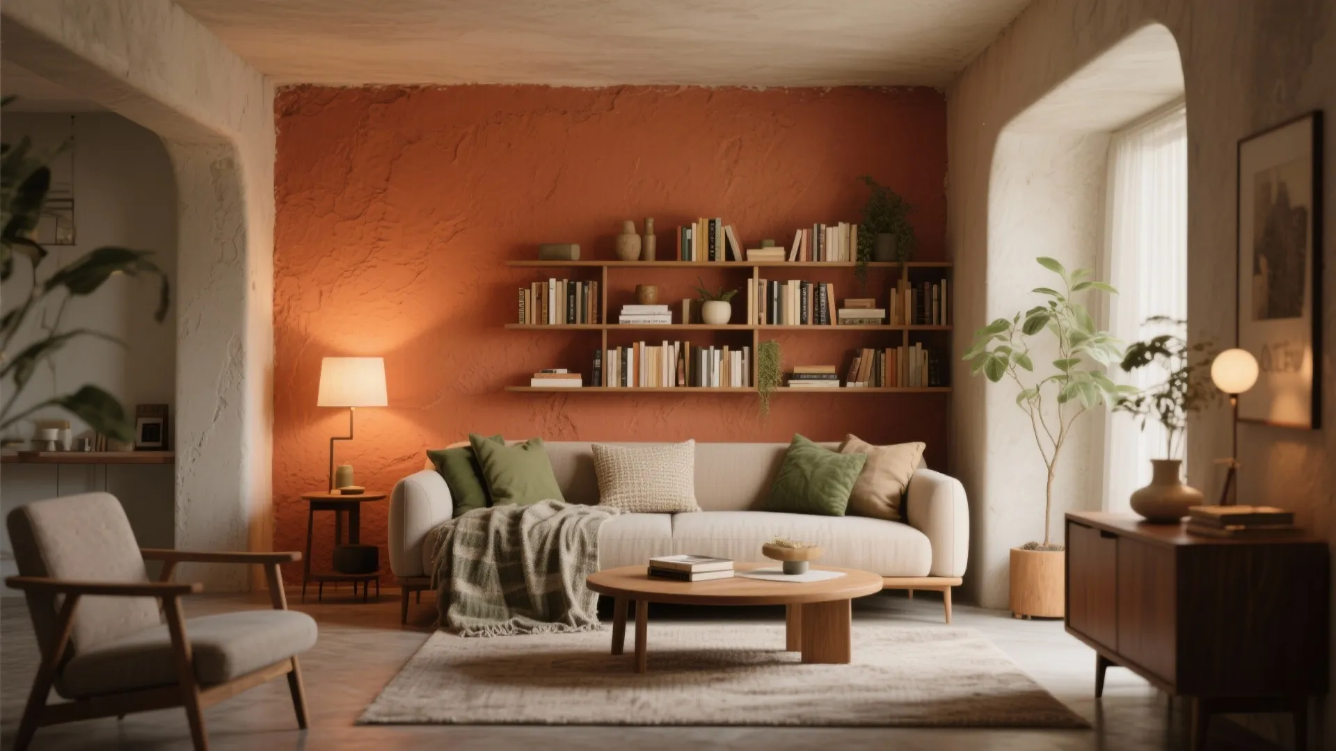 2. Warm Terracotta for Coziness