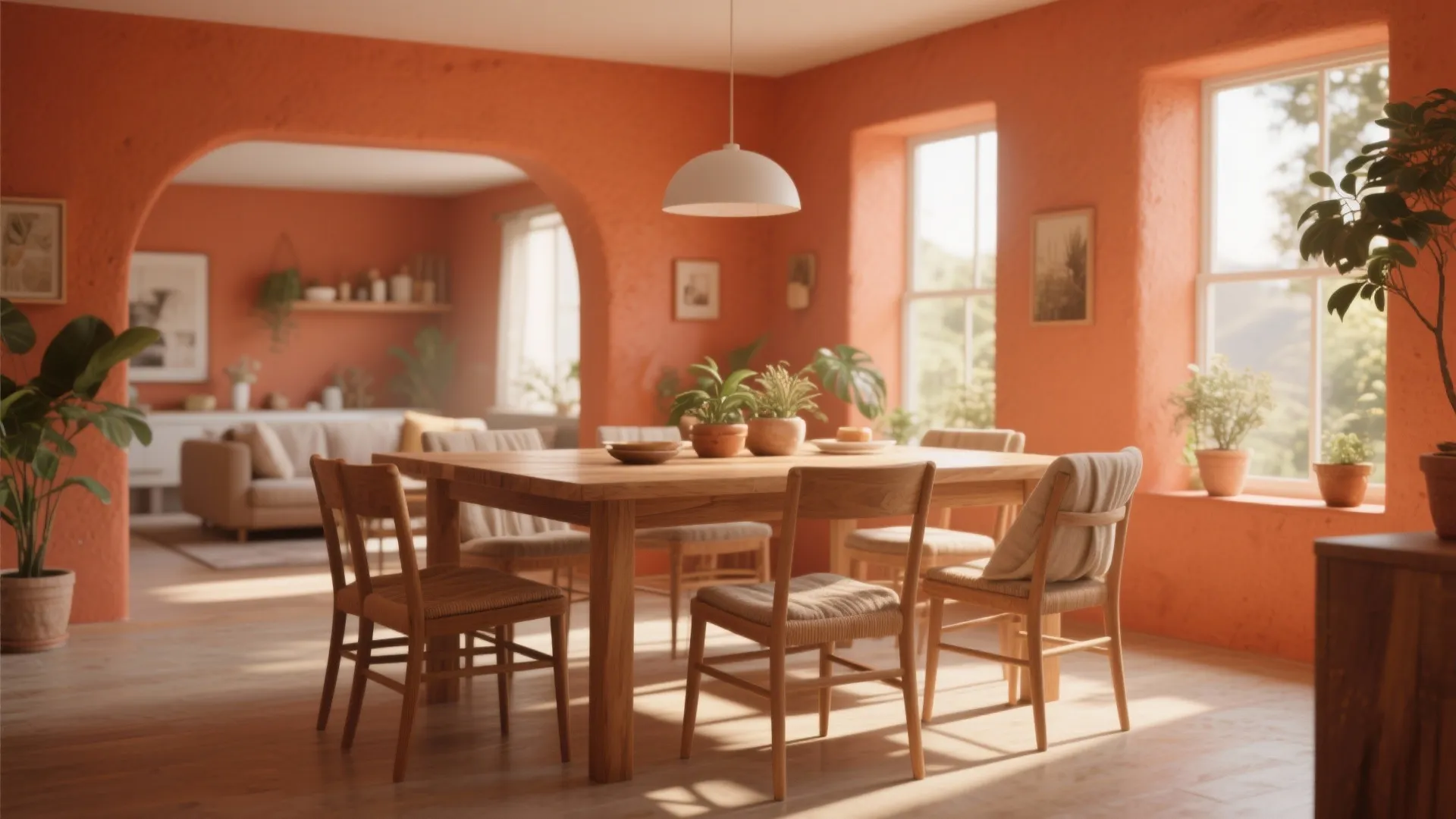 2. Warm Terracotta Glow