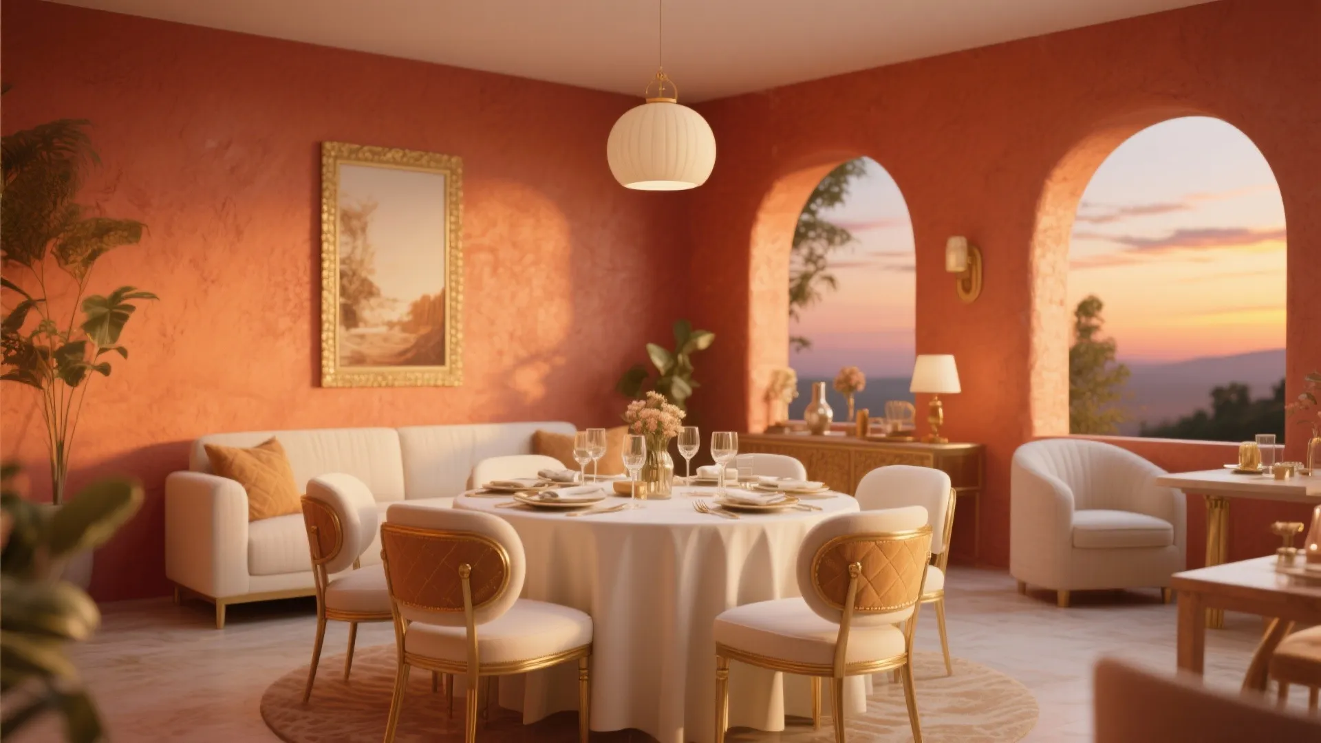 Warm Terracotta for Inviting Energy