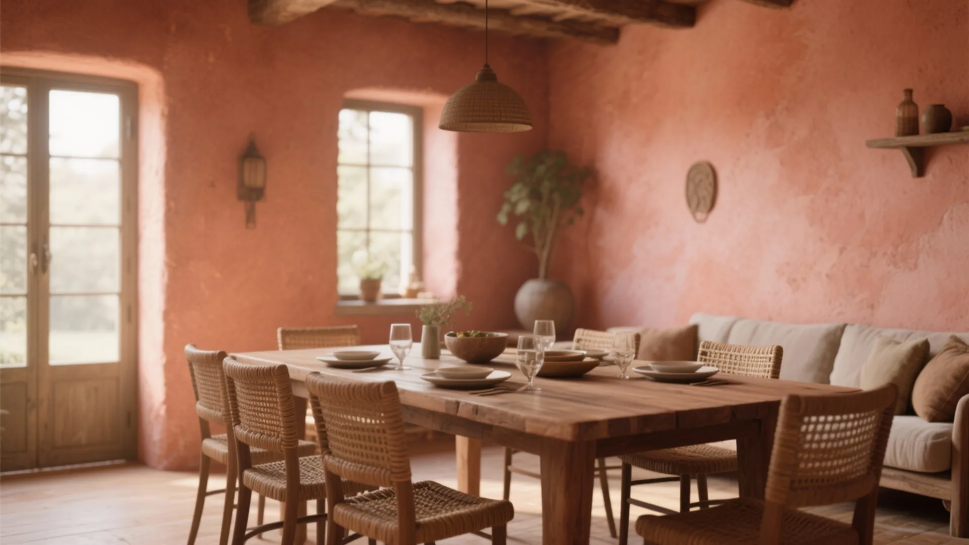 4. Warm Terracotta for Comfort