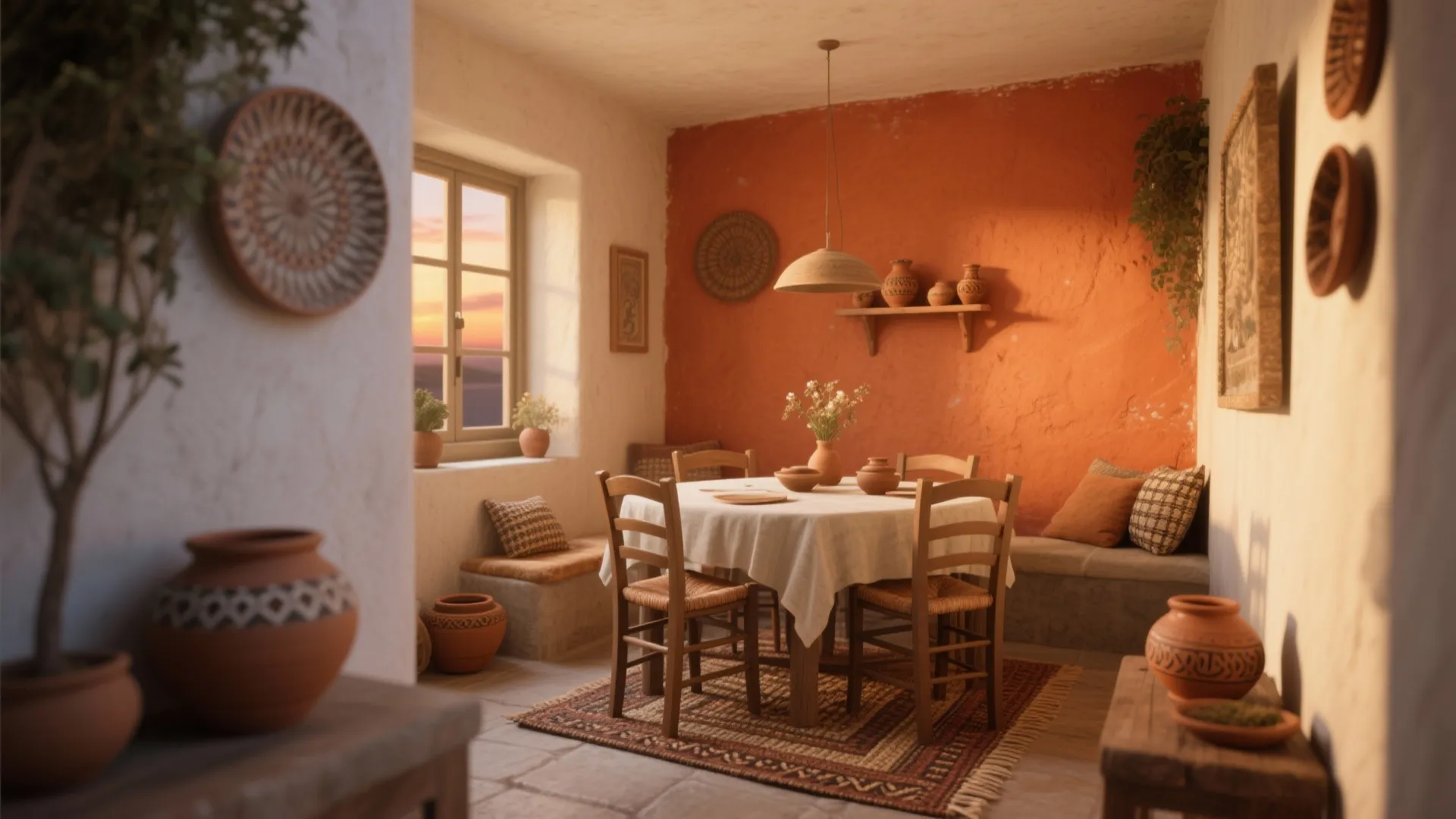 Warm Terracotta Glow