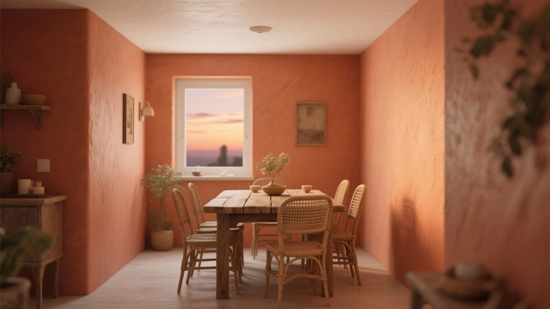 Warm Terracotta for Cosiness