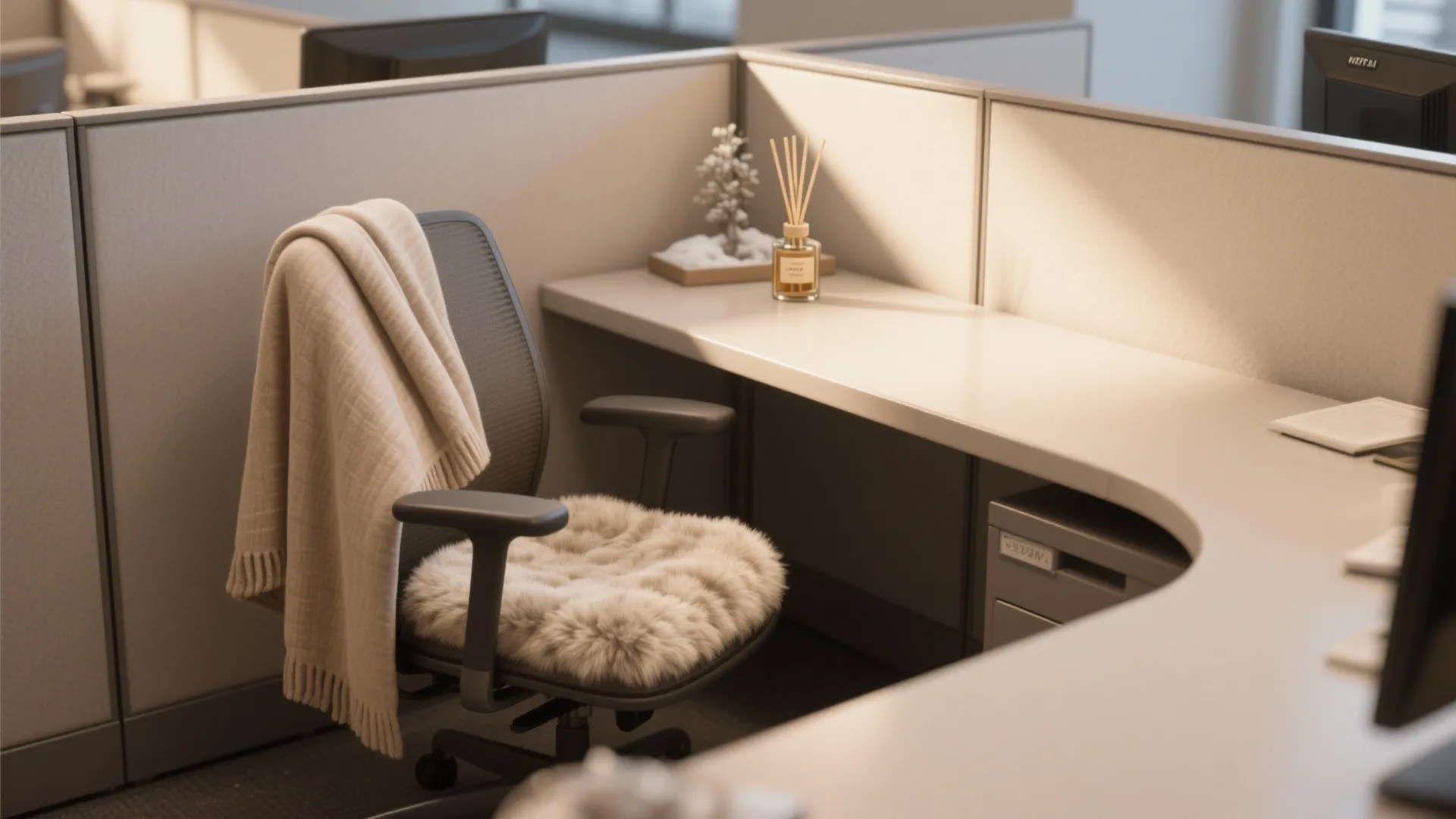 2. Warm Textiles and Subtle Scents