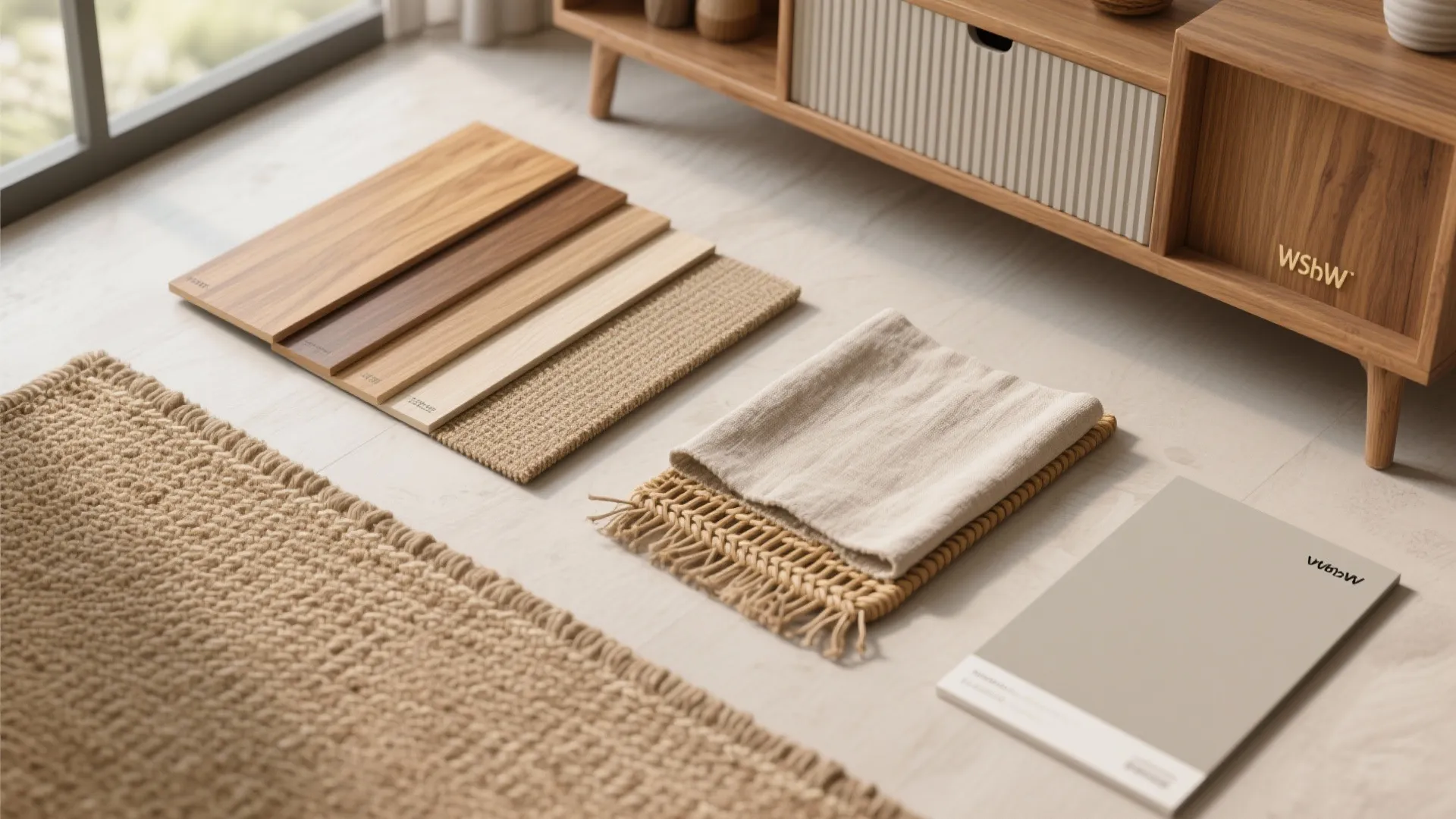 Warm Wood and Textured Finishes