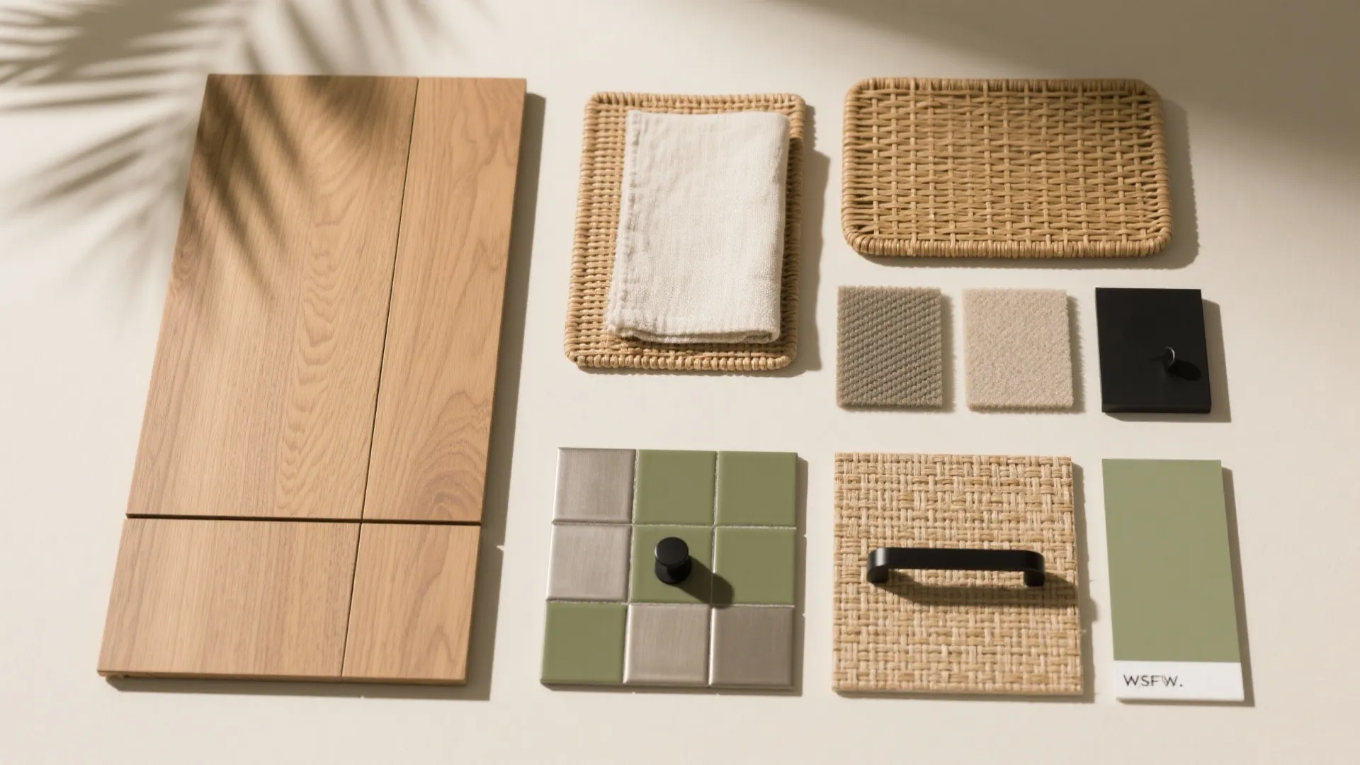 4) Warm wood, cane, and textiles for calm, climate-ready comfort