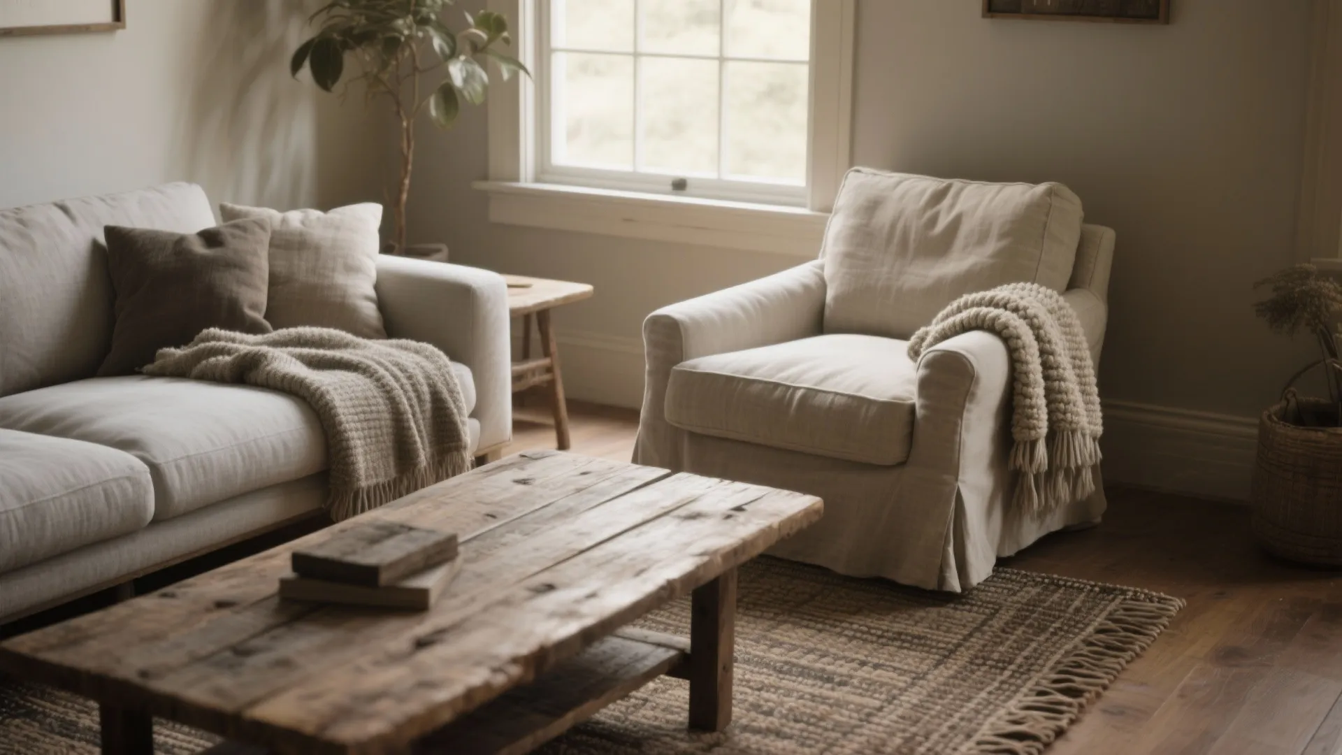 1. Warm Natural Palette with Textured Layers