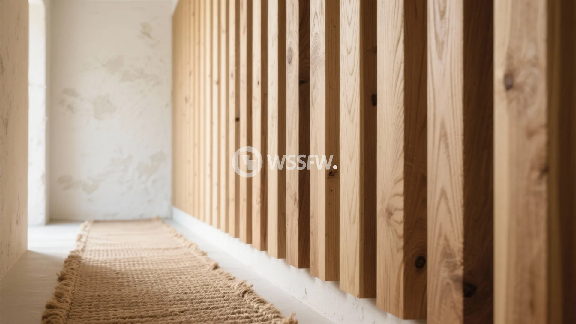 Warm natural materials and texture