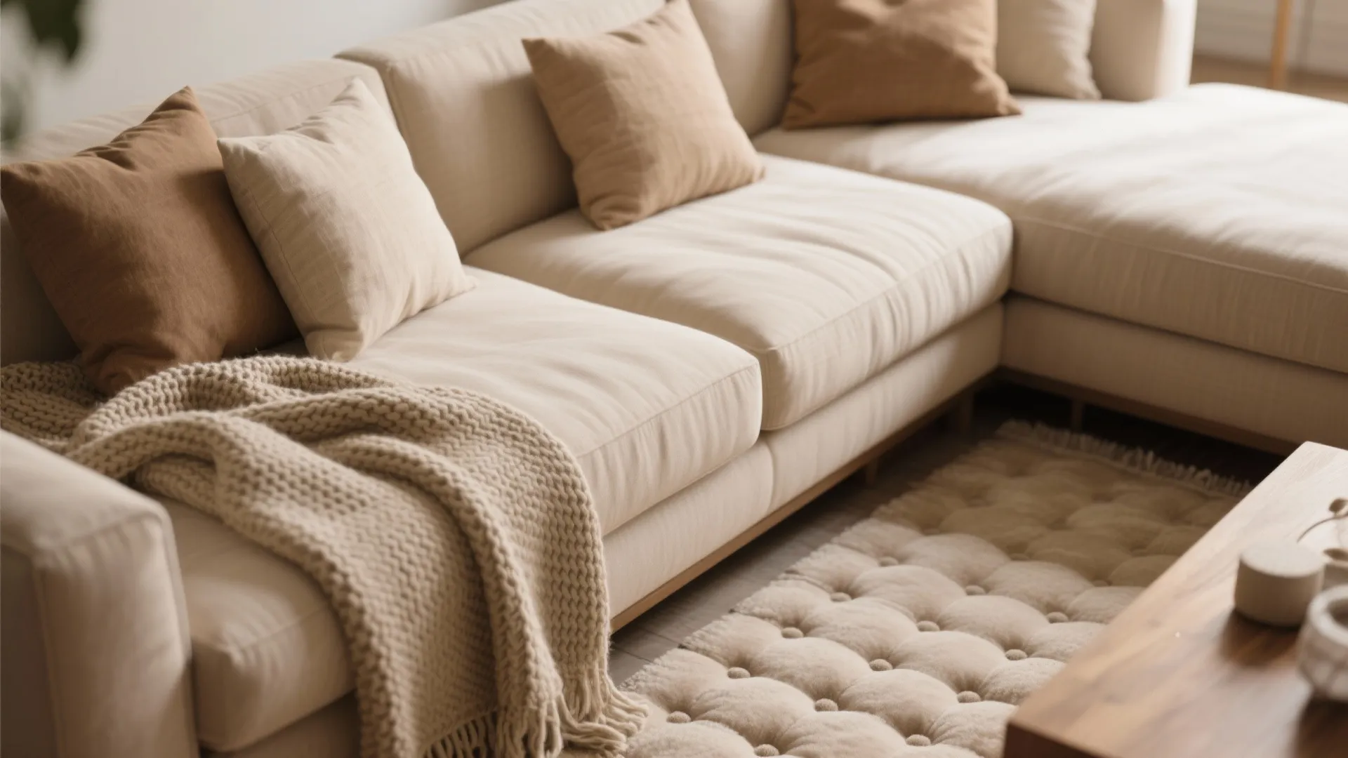 10. Warm Textures for a Cozy Atmosphere