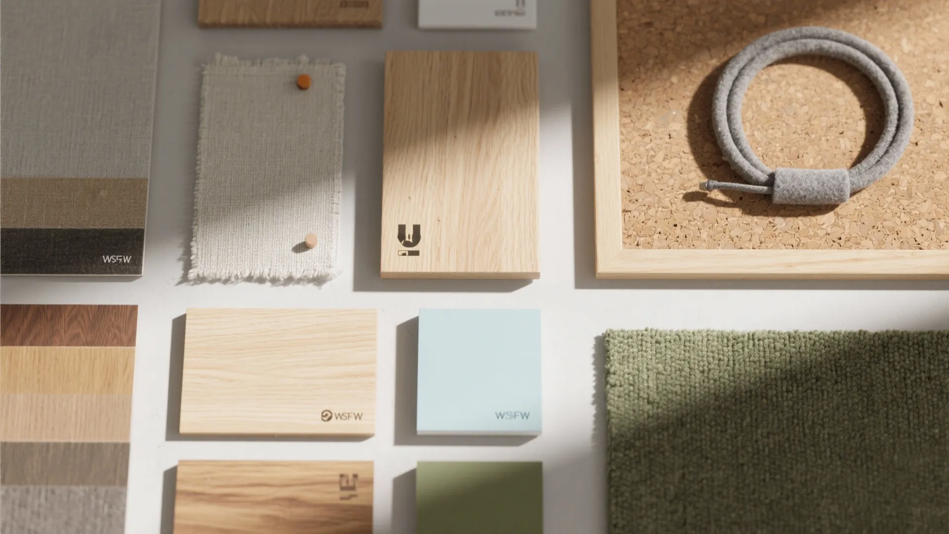 Warm Wood Accents and Layered Textures for Focus