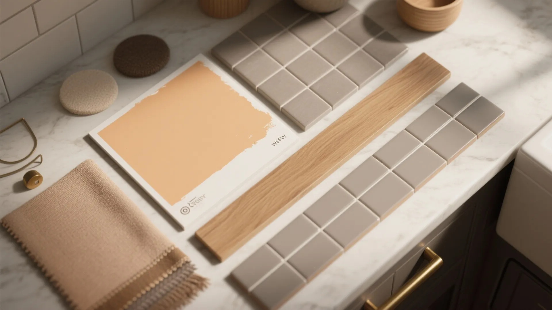 1. Warm Palette + Textured Surfaces