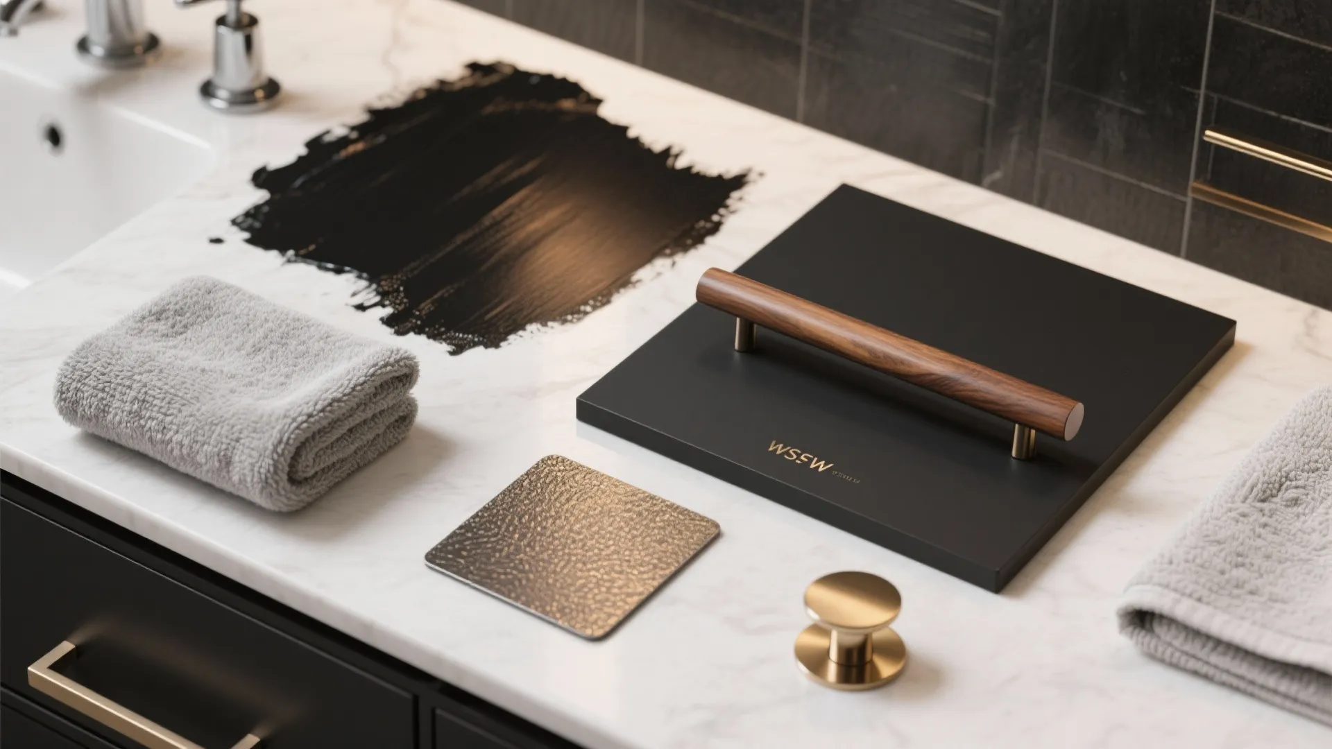 5. Warm It Up with Textures and Warm Metals