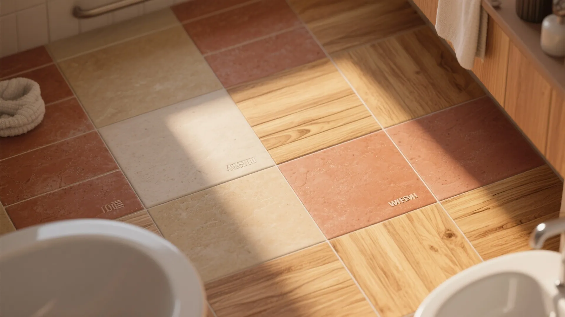 2. Warm-toned Tile Choices