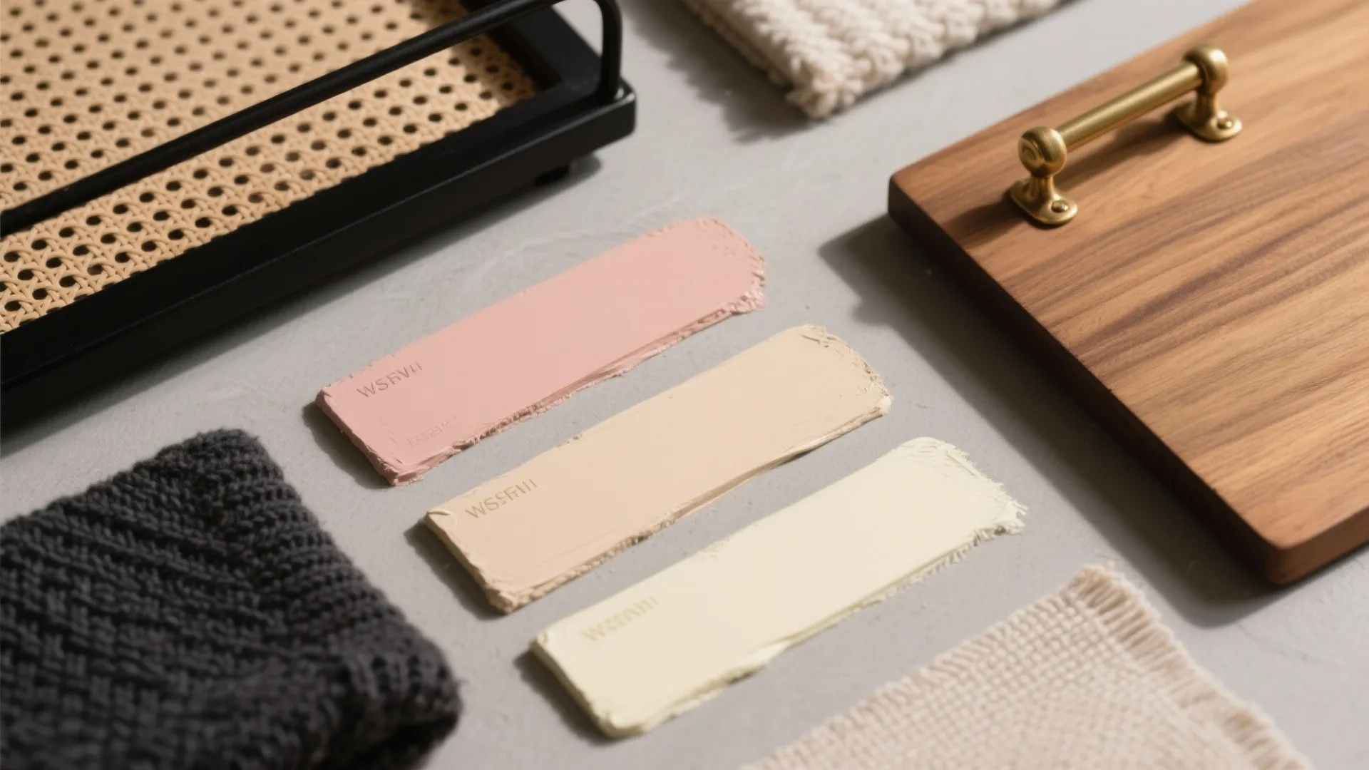 Soft Warm Tints: Blush, Sand, Buttercream