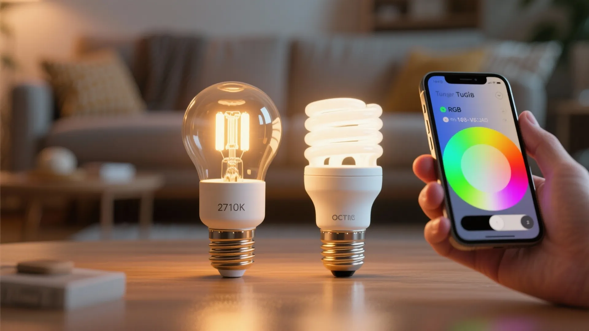 5. Choose warm temperature and adjustable color for coziness