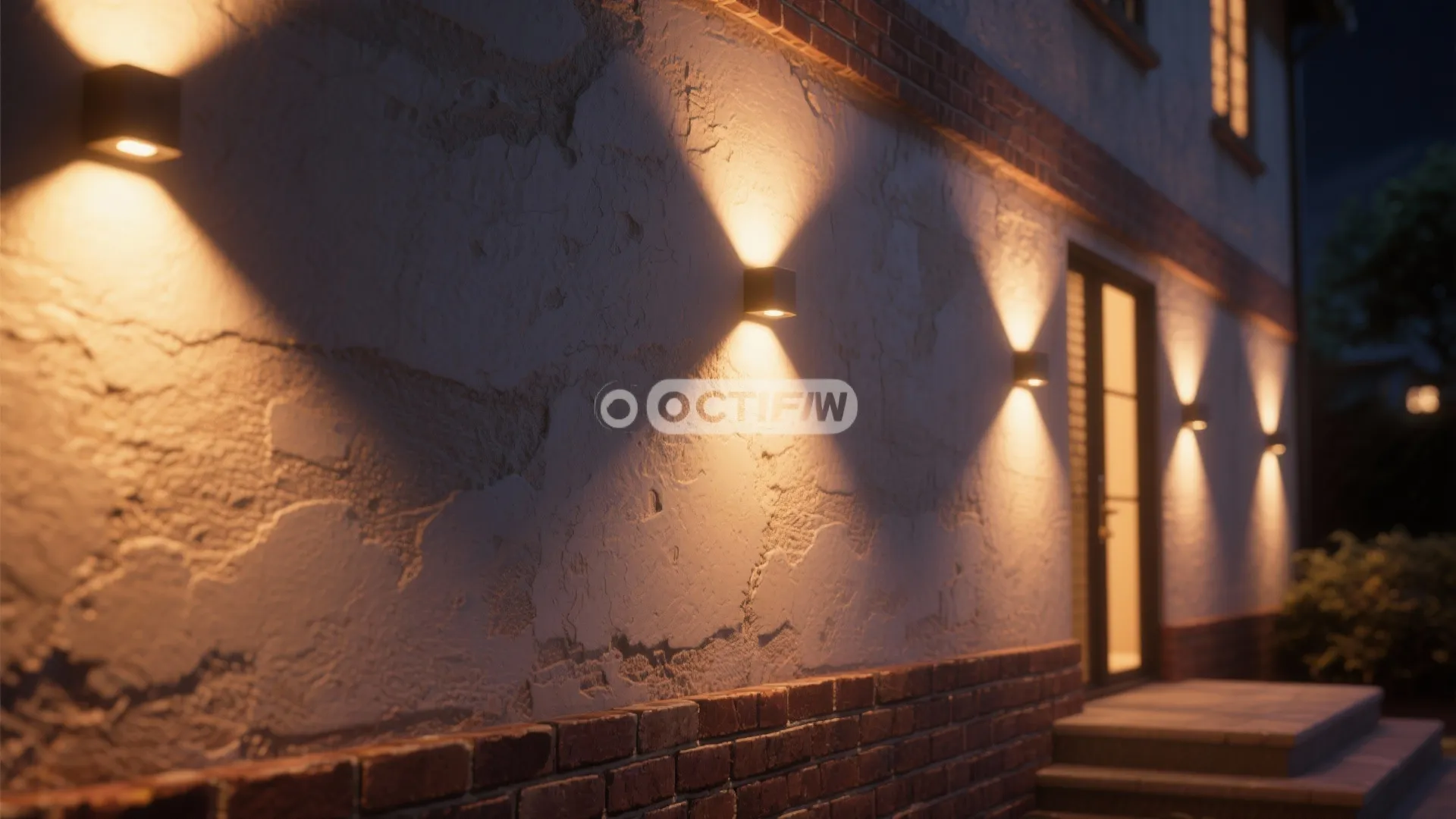 3. Warm LED Wall Washers to Highlight Textures