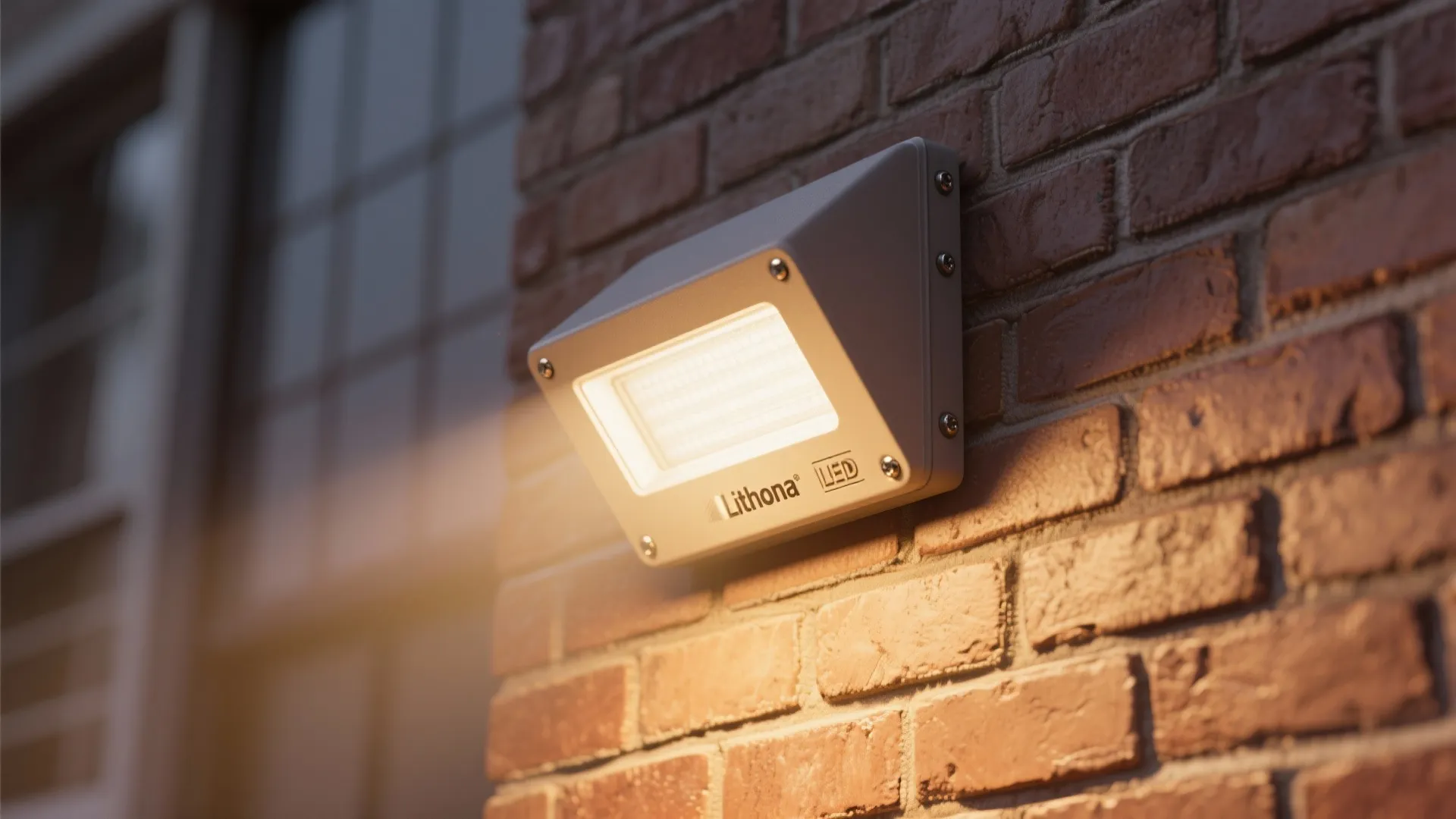 1. Layered security with warm-color LED wall packs