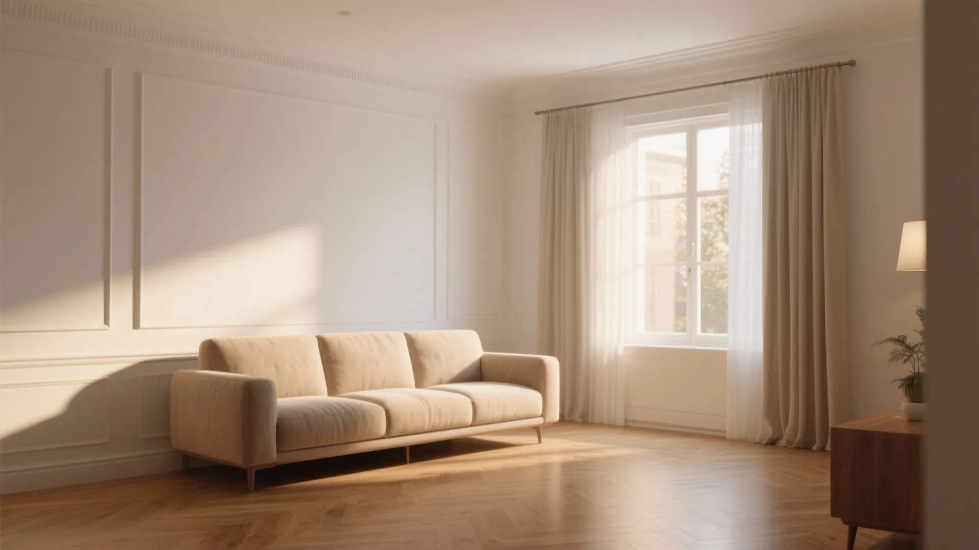 1. Warm whites for cozy, lived-in vibes