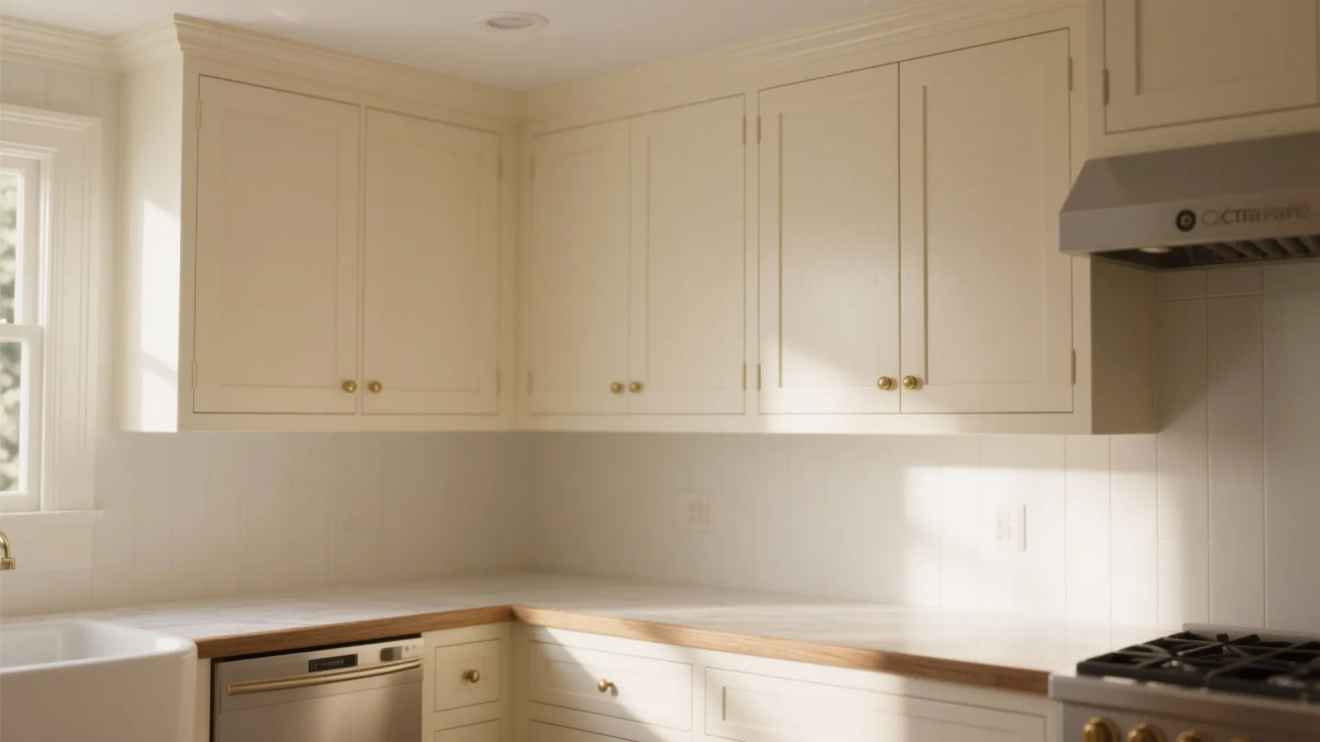 1. Warm White with Creamy Trim