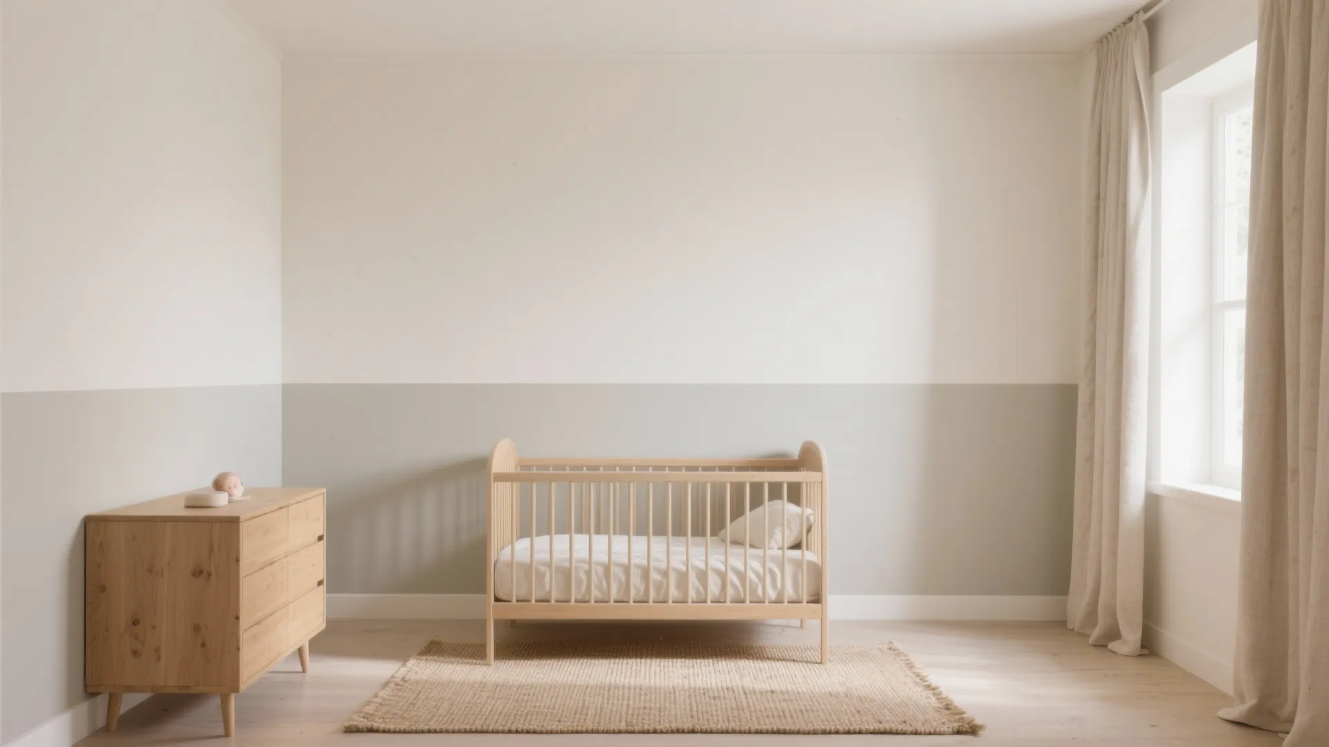 Soft Contrast: Warm White + Greige for Calm Depth