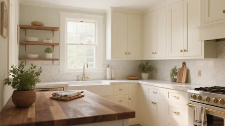 Warm White Kitchen Cabinets: 5 Cozy Design Ideas